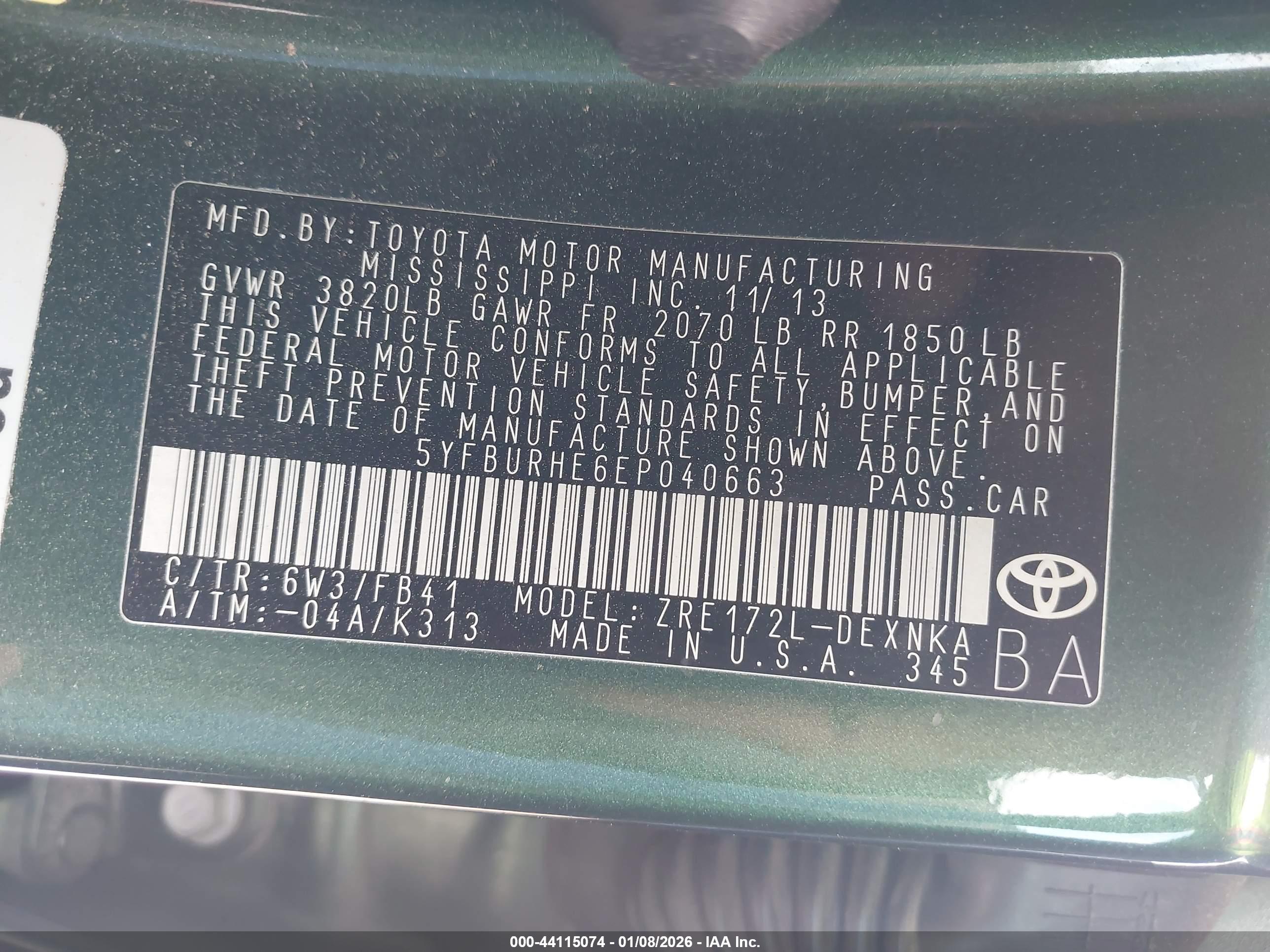 TOYOTA COROLLA image 9