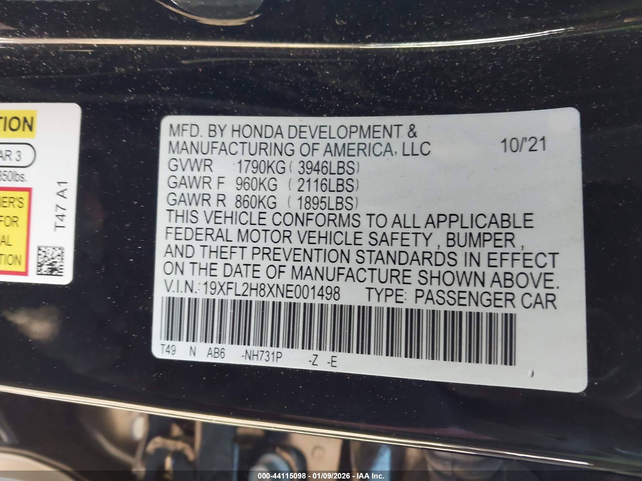 HONDA CIVIC image 9