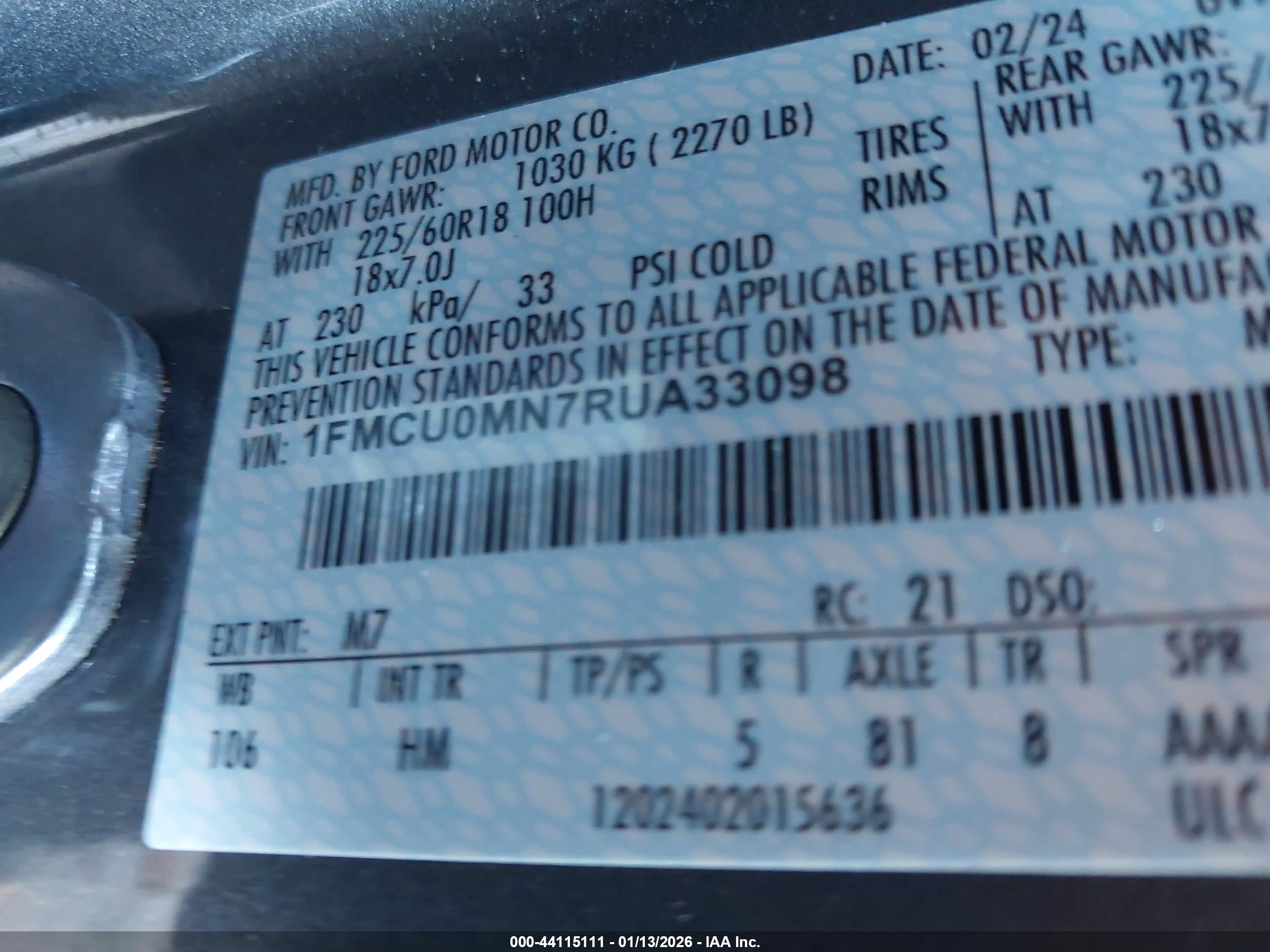 FORD ESCAPE image 9
