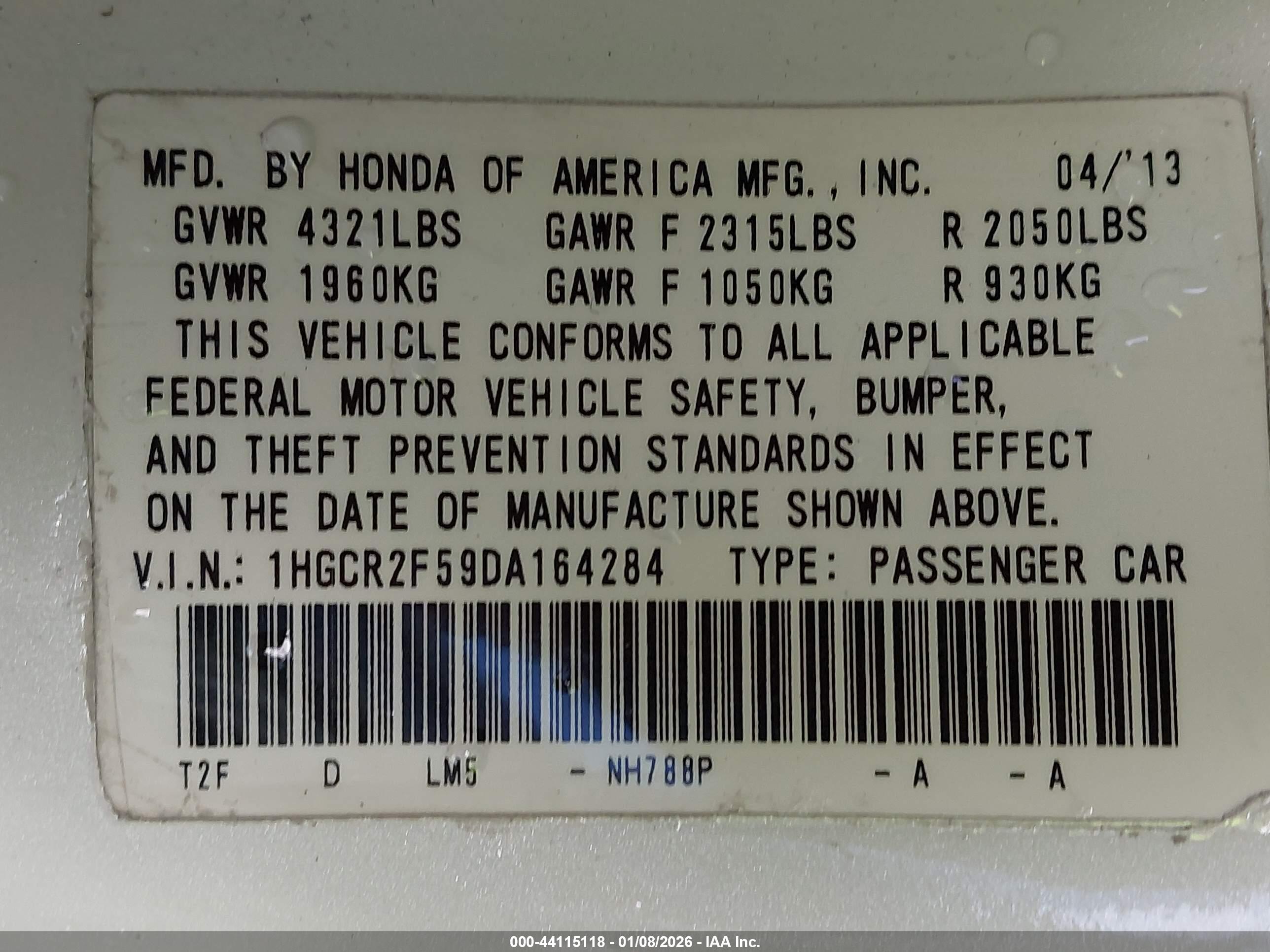 HONDA ACCORD image 9
