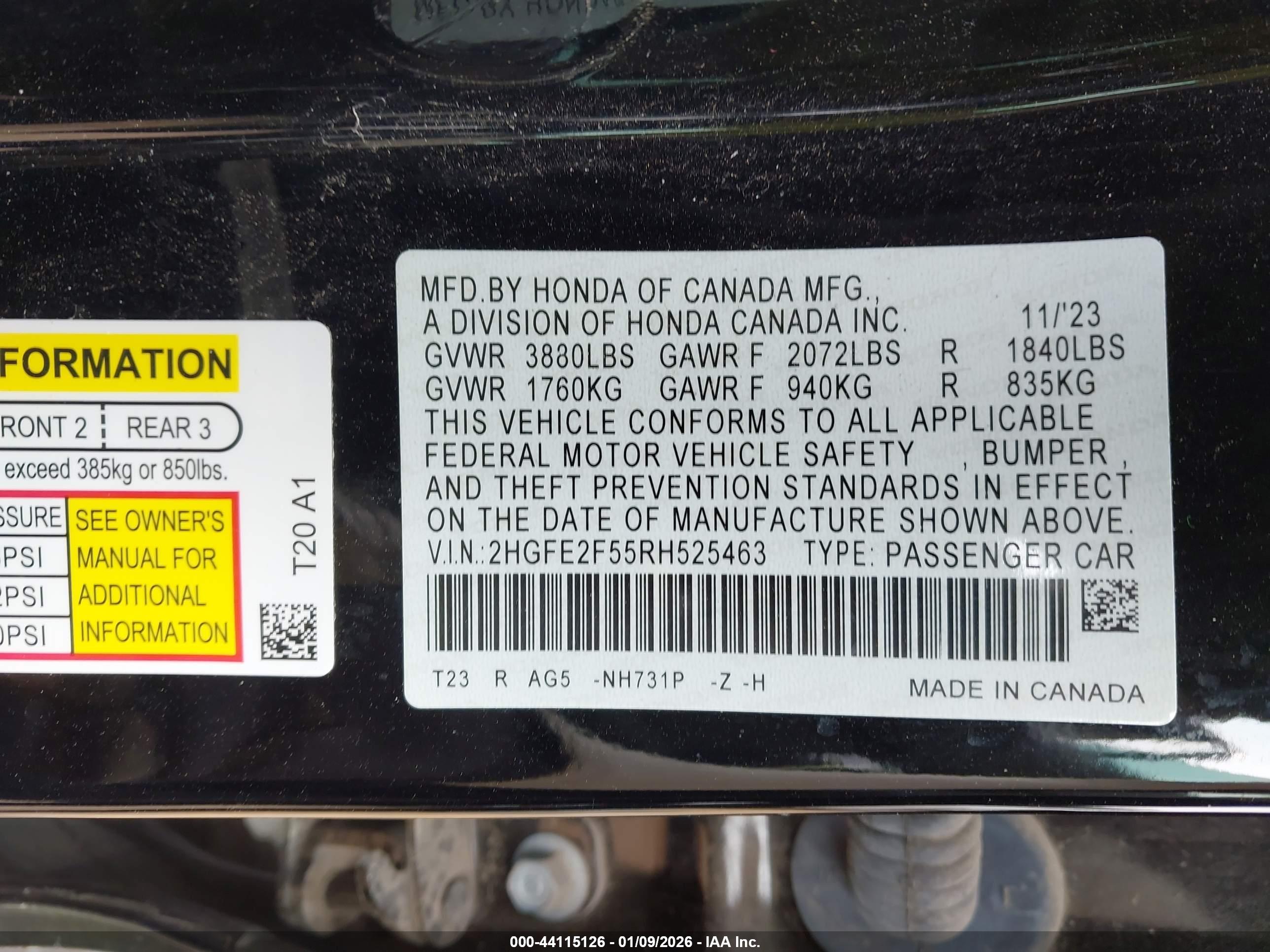 HONDA CIVIC image 9