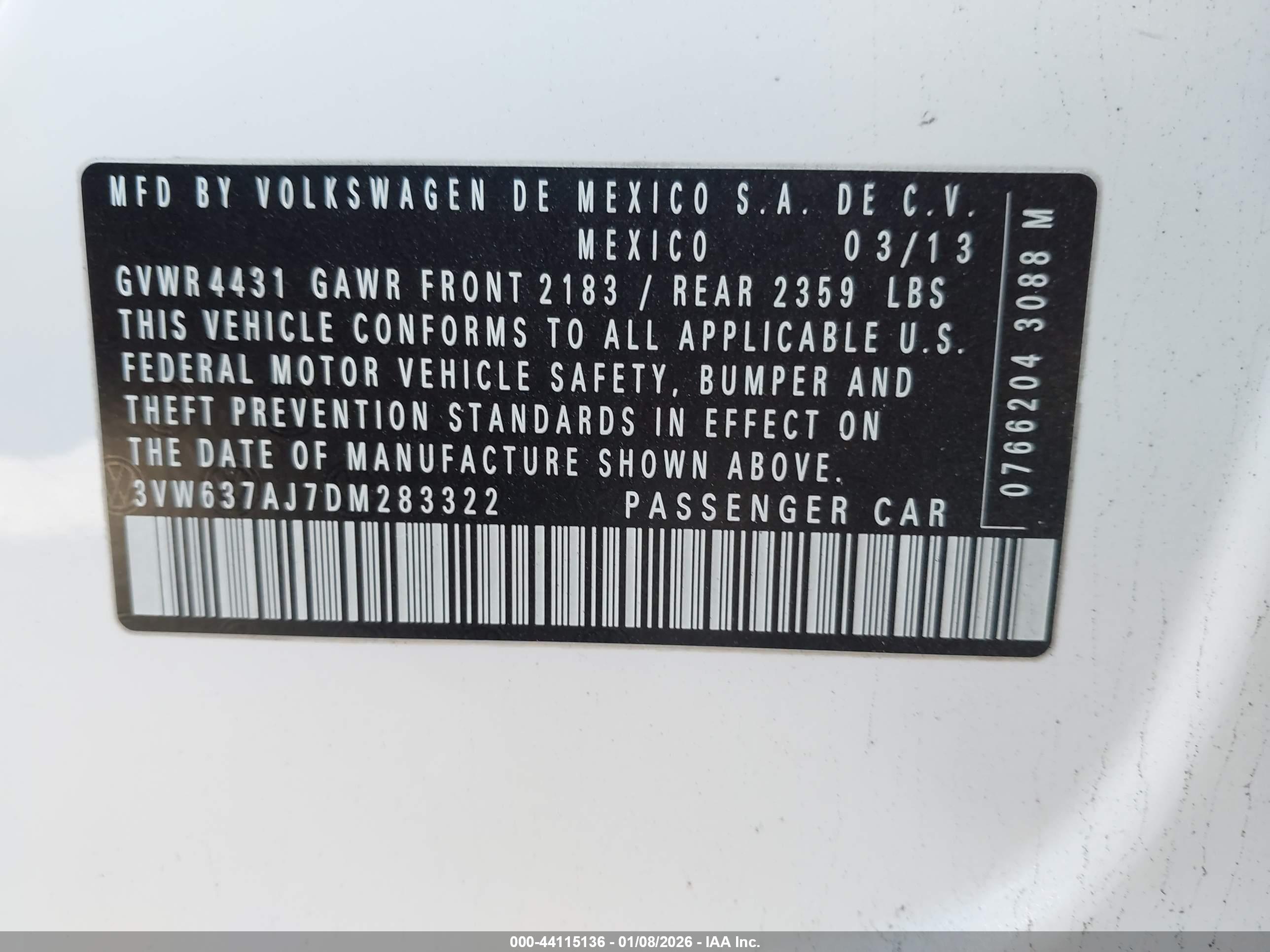 VOLKSWAGEN JETTA image 9