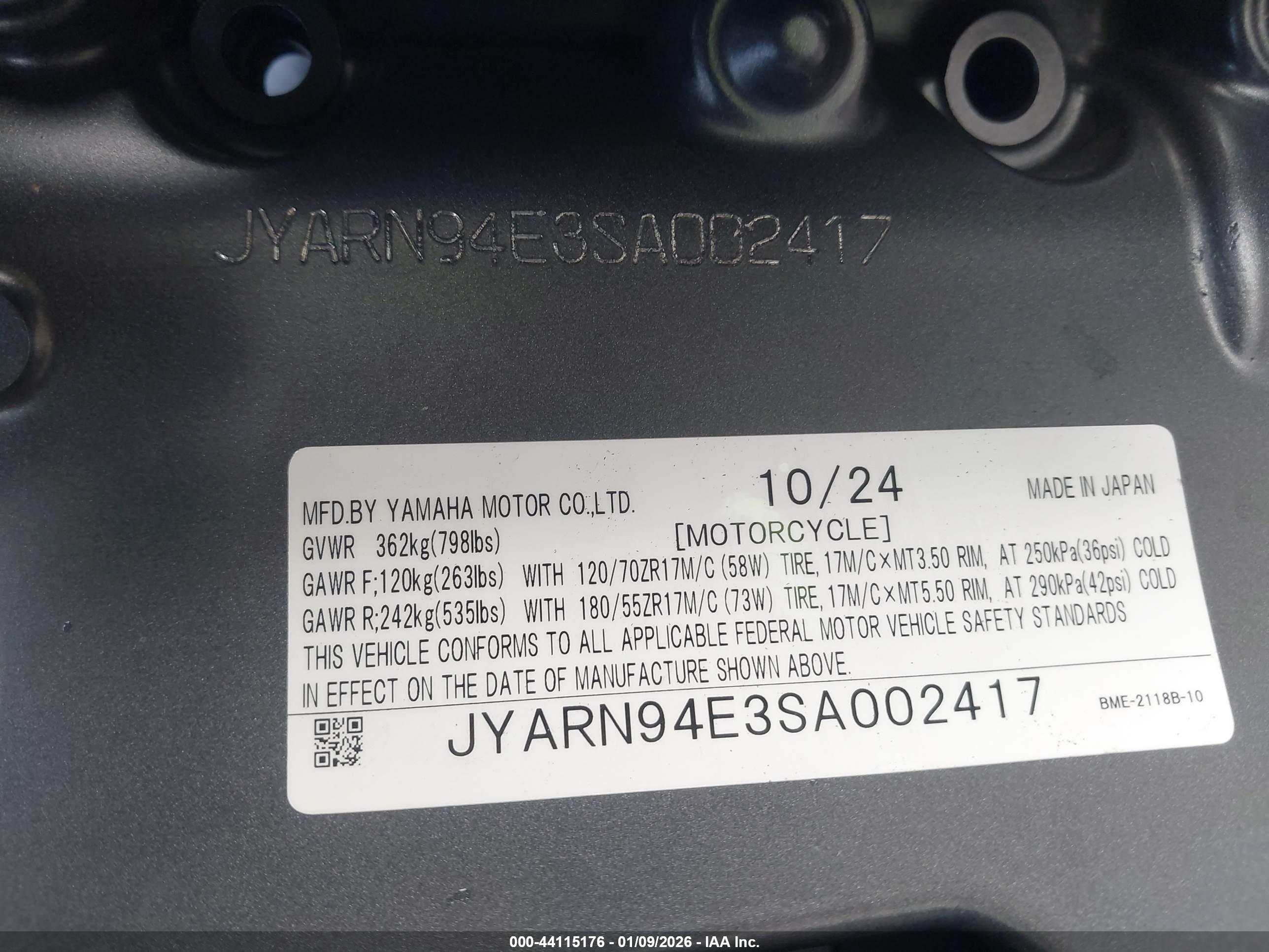 YAMAHA MT09 image 10