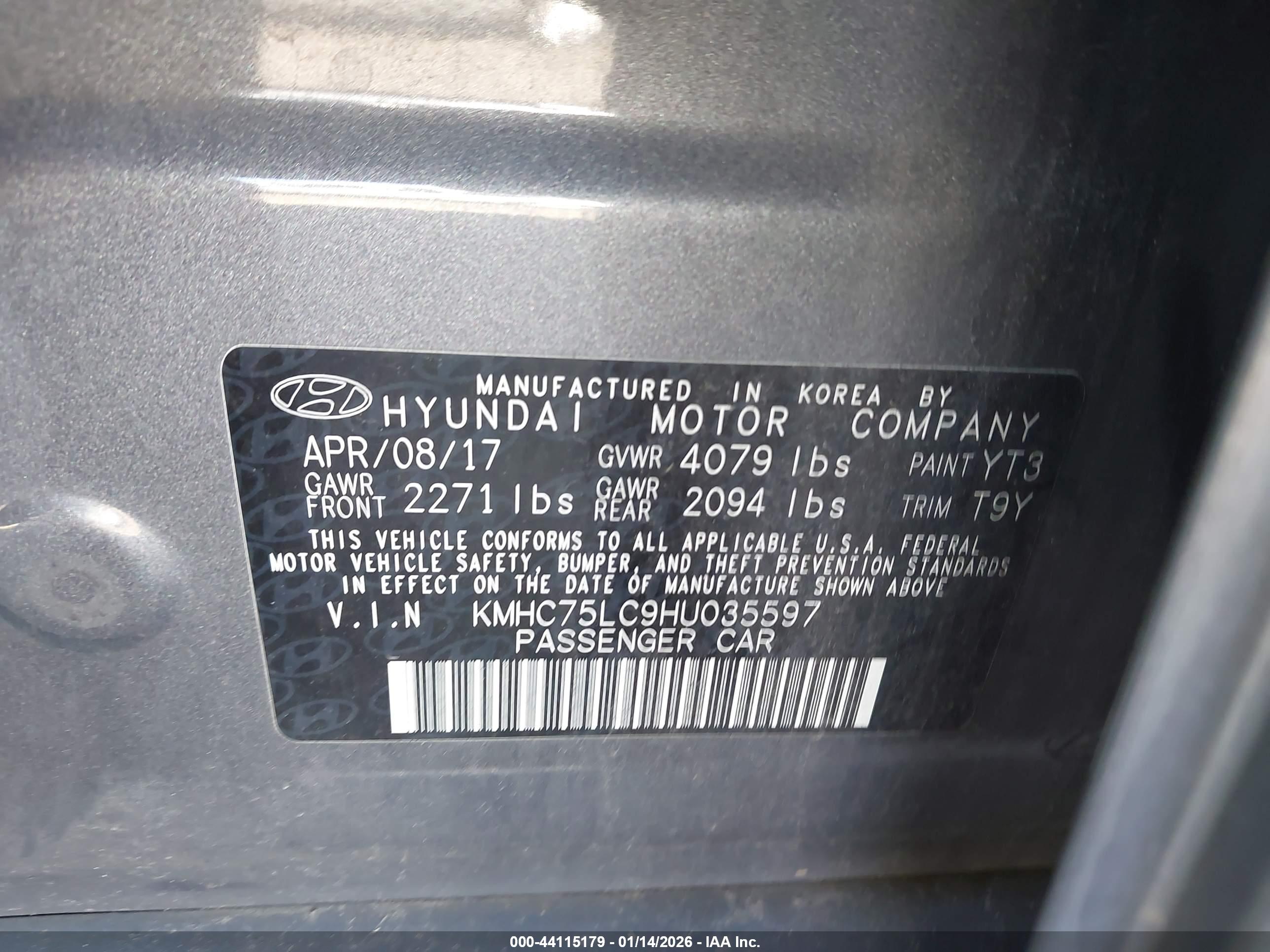 HYUNDAI IONIQ image 9
