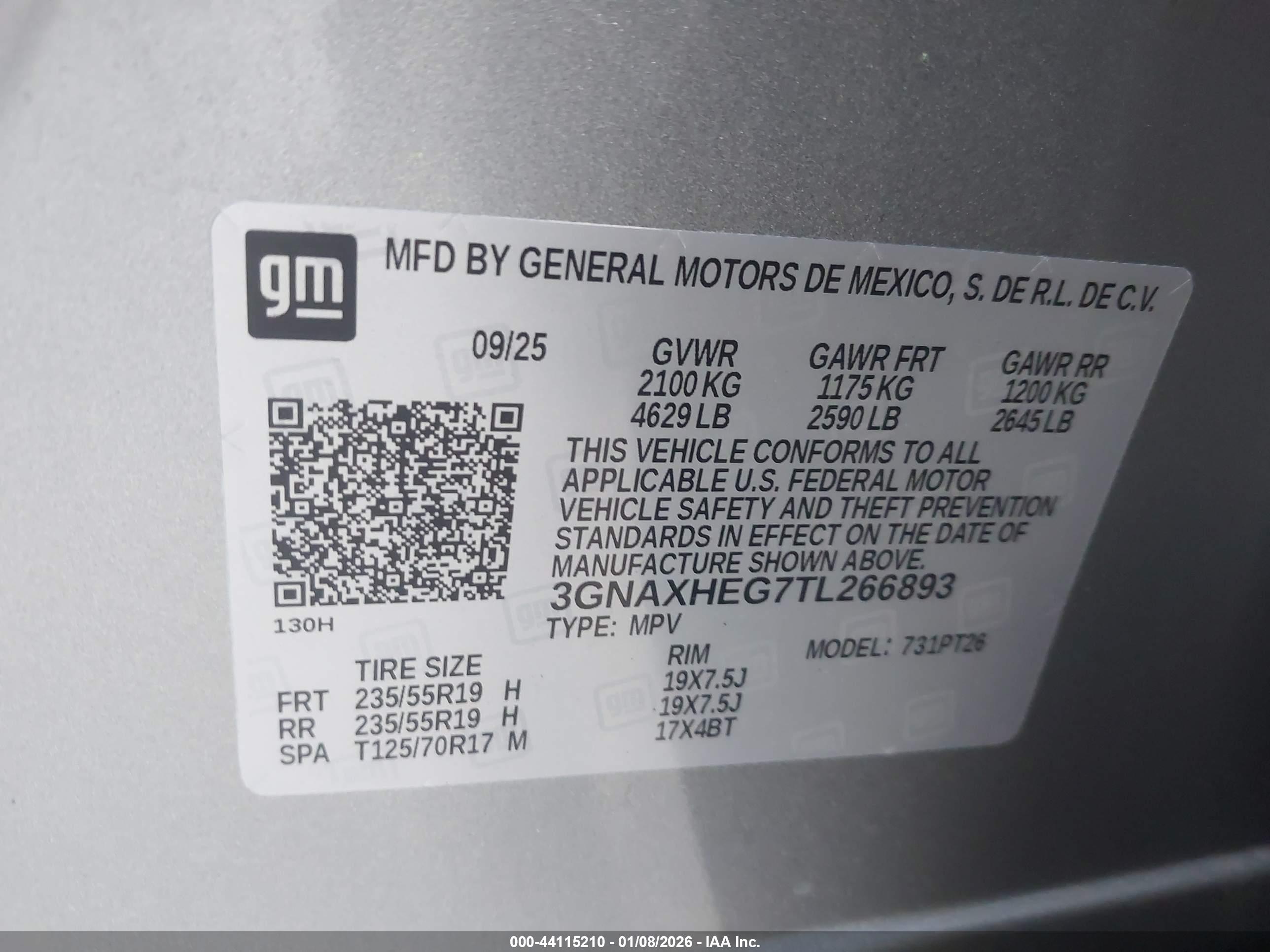 CHEVROLET EQUINOX image 9