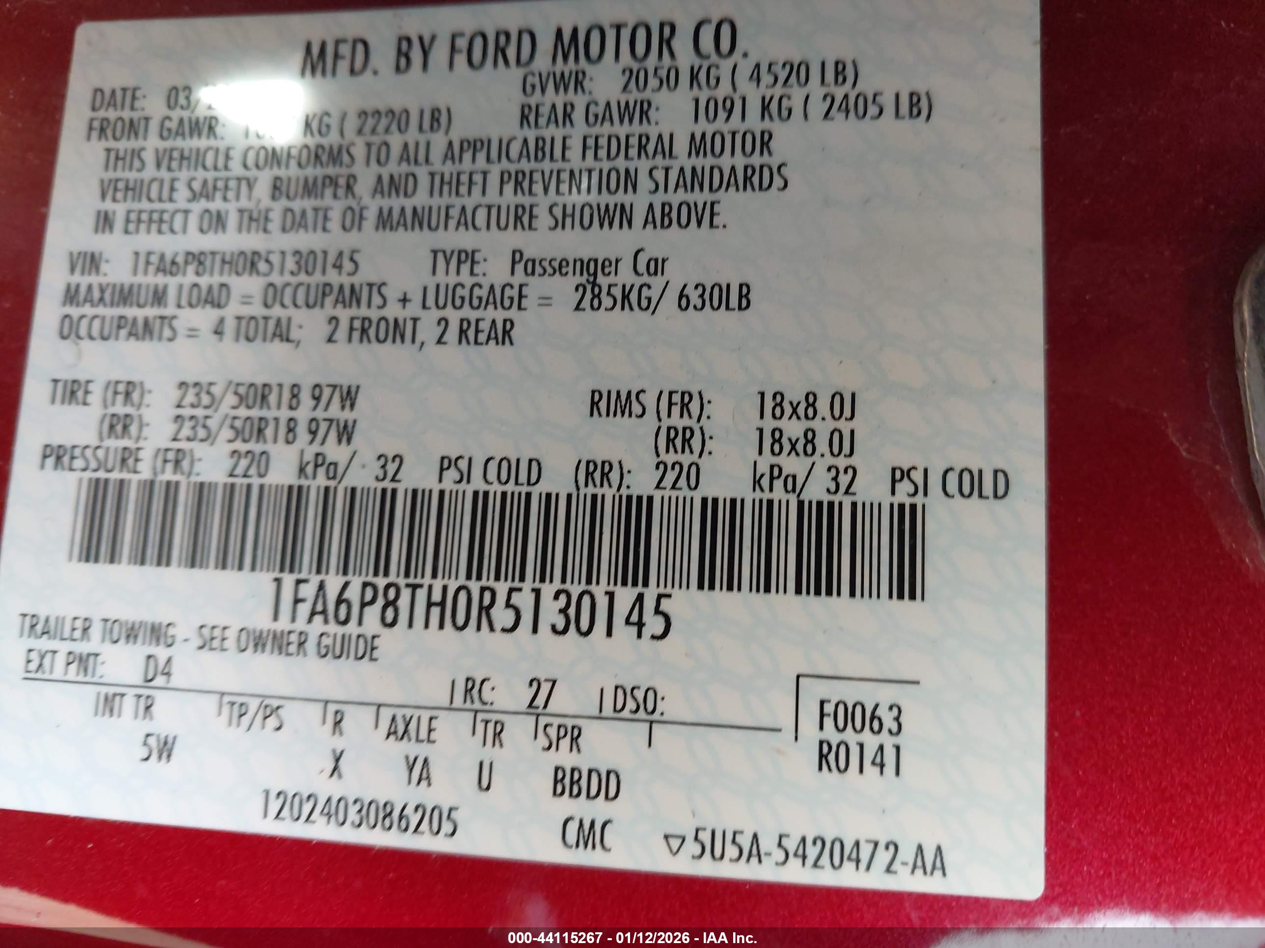 FORD MUSTANG image 9