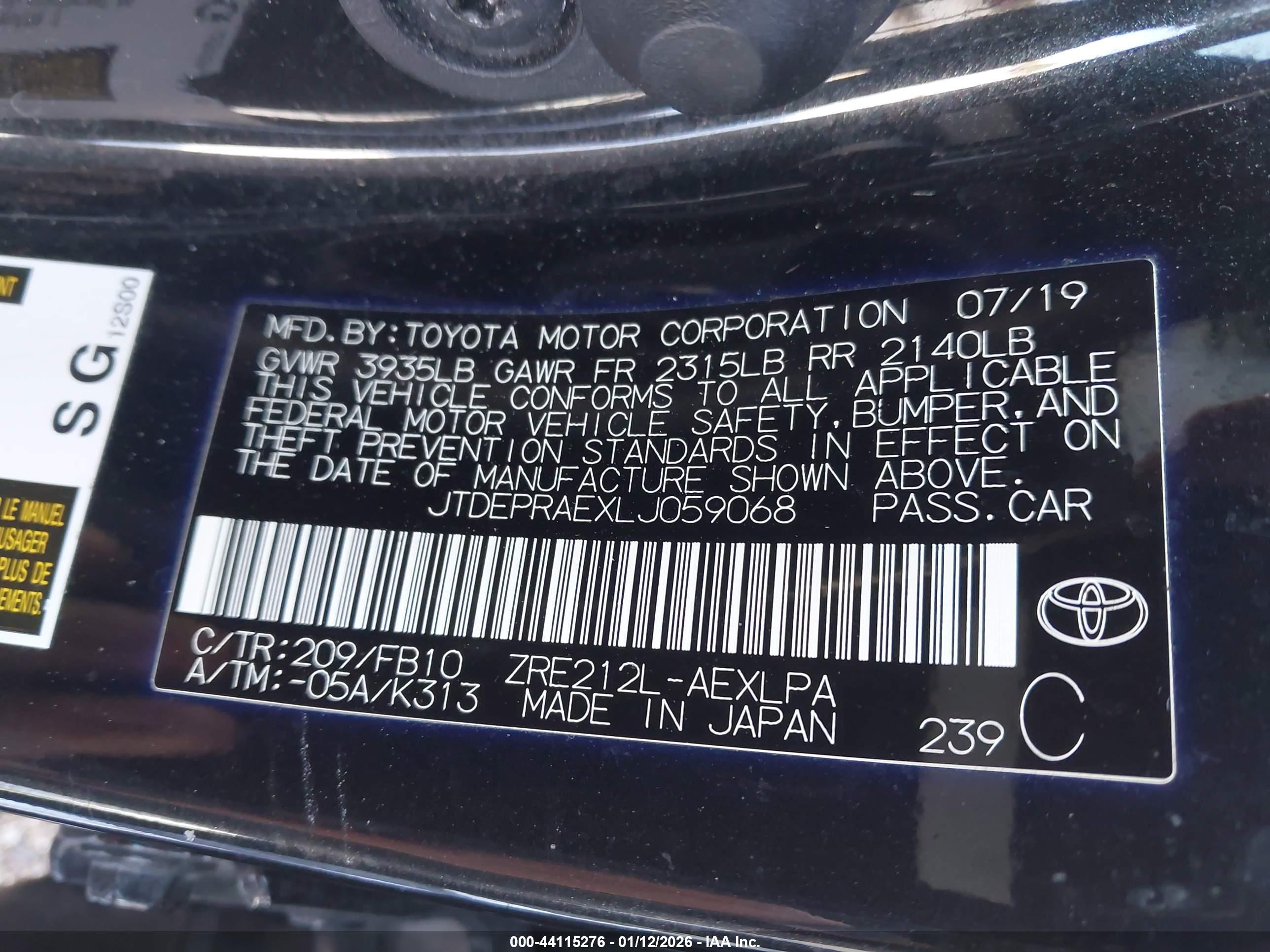 TOYOTA COROLLA image 9
