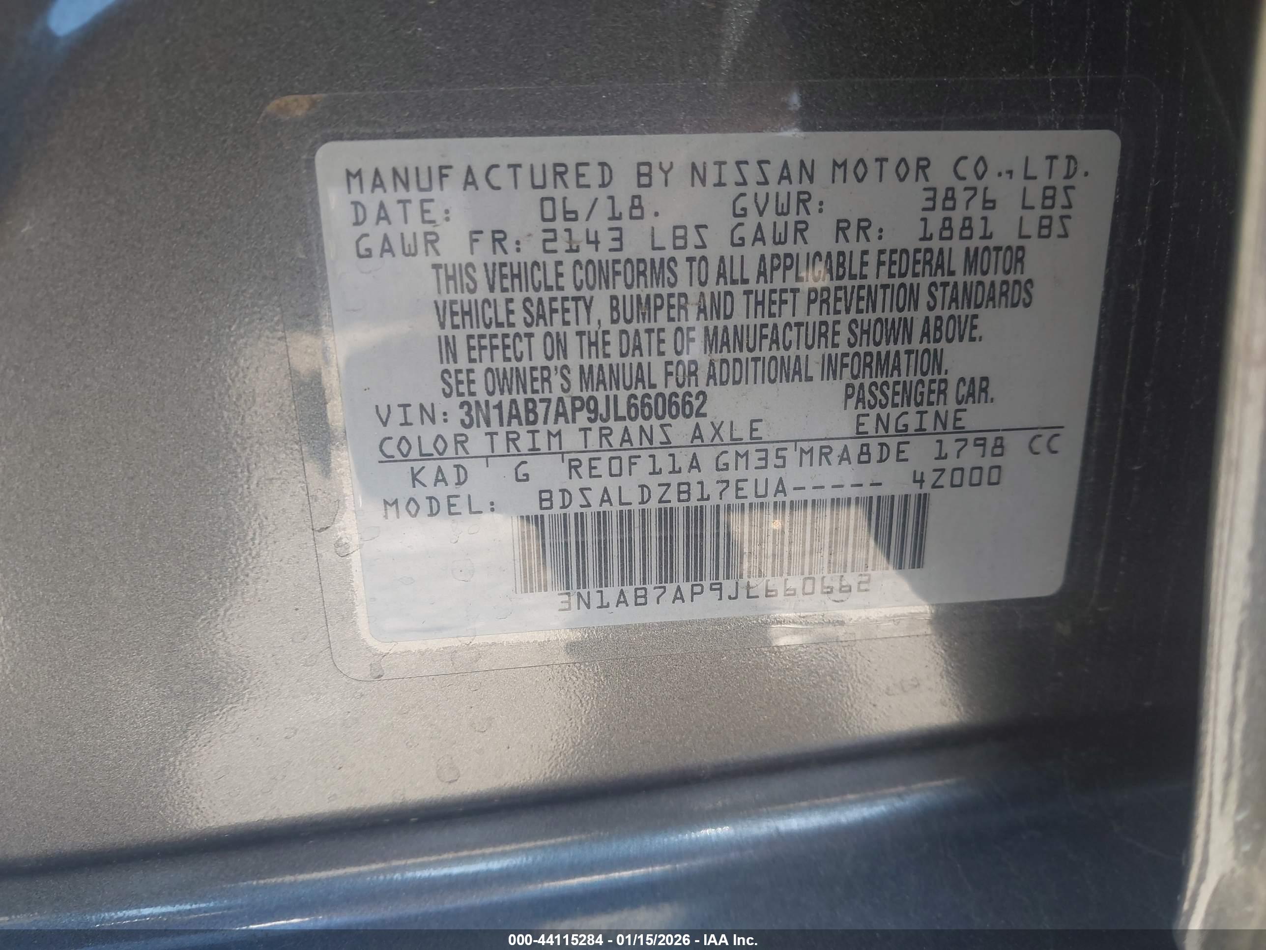 NISSAN SENTRA image 9