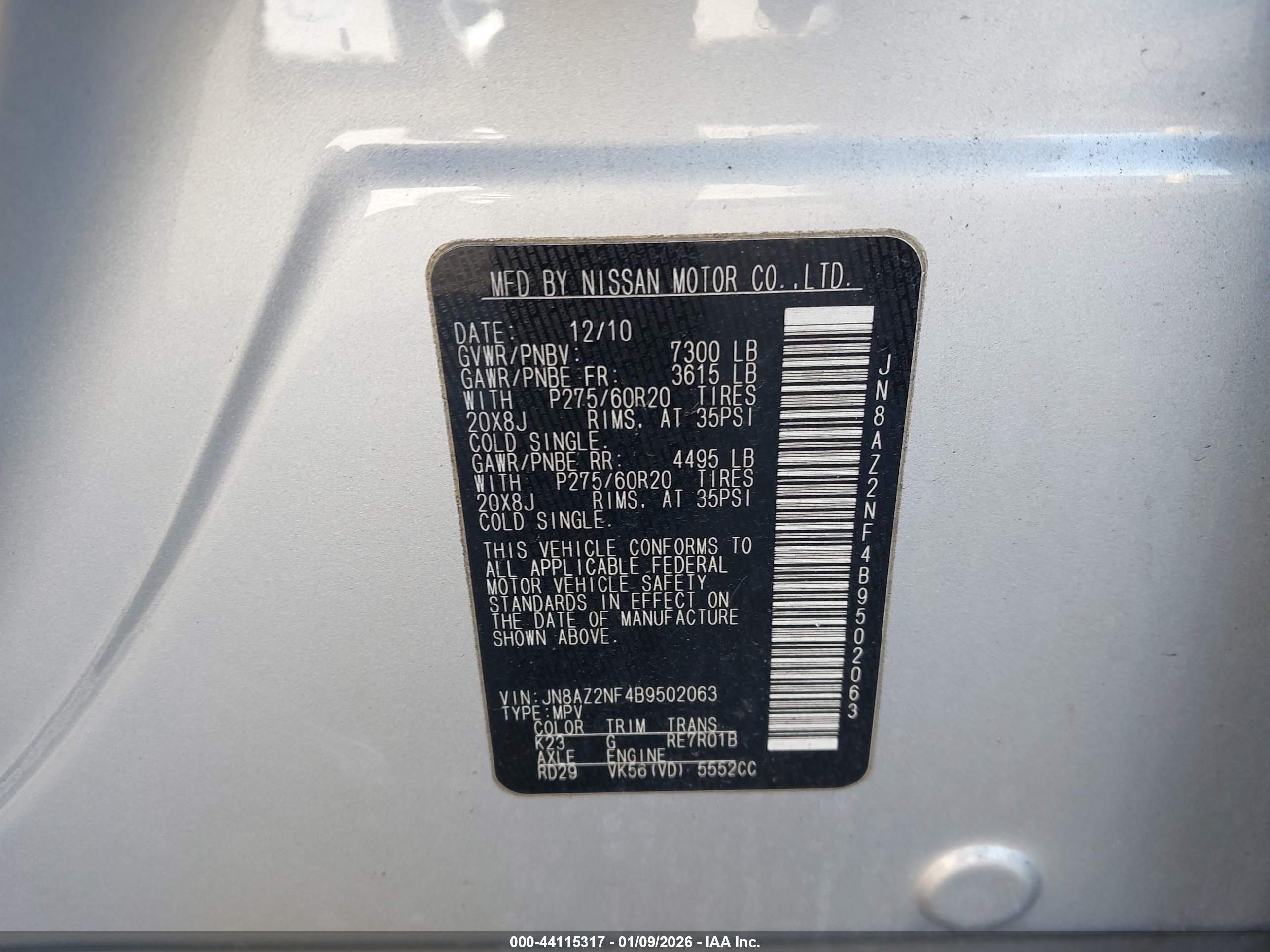 INFINITI QX56 image 9