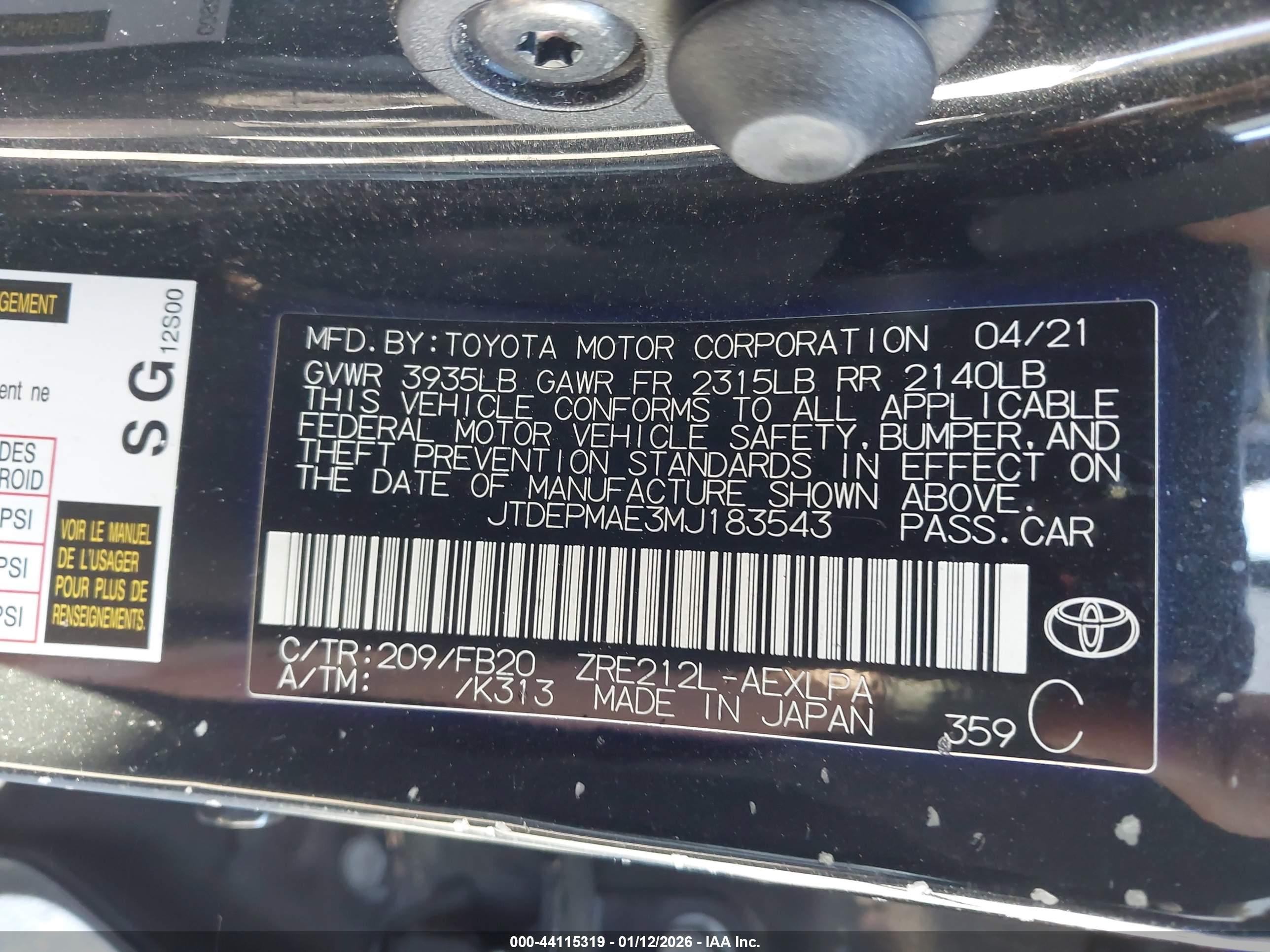 TOYOTA COROLLA image 9