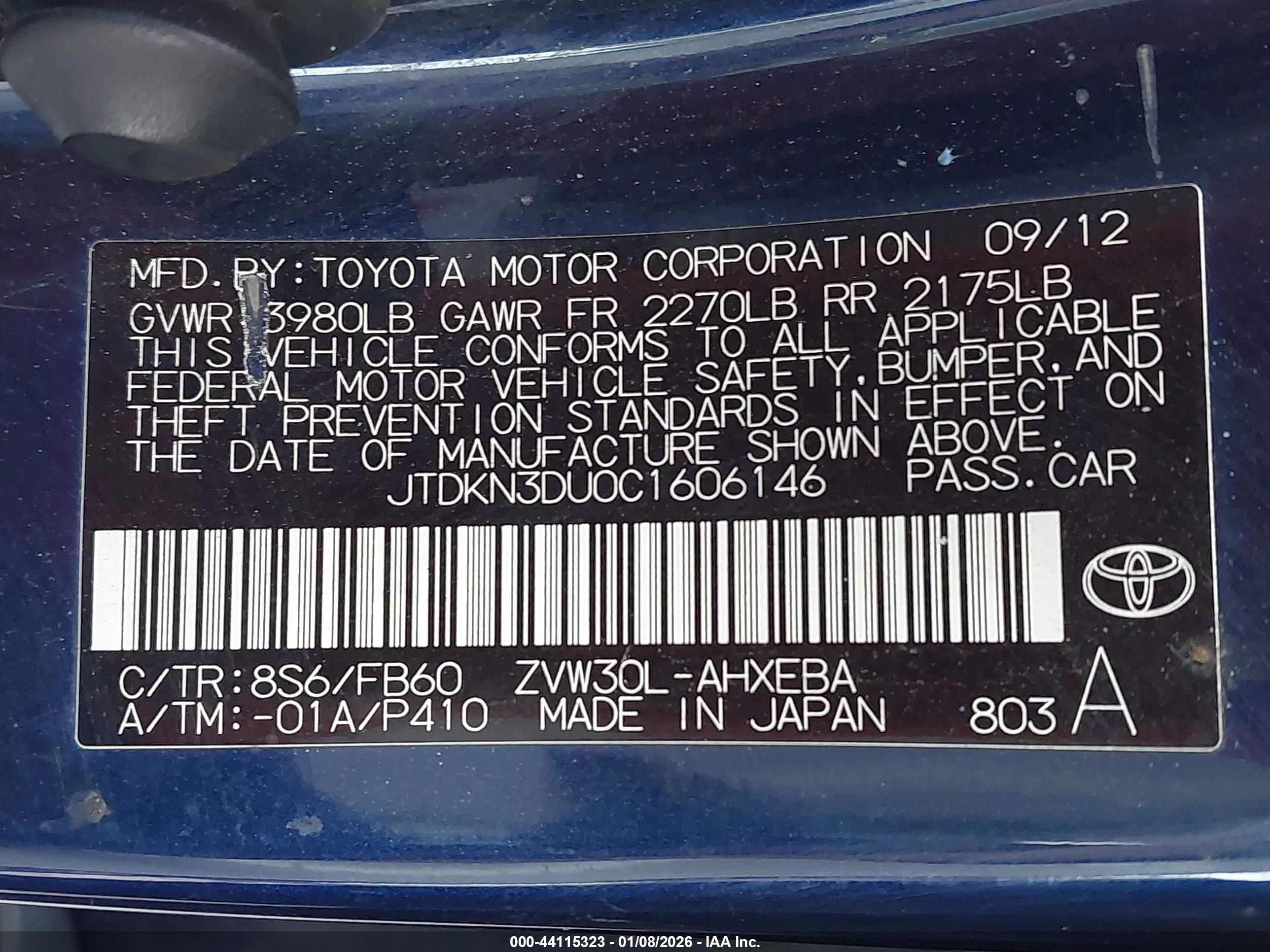 TOYOTA PRIUS image 9