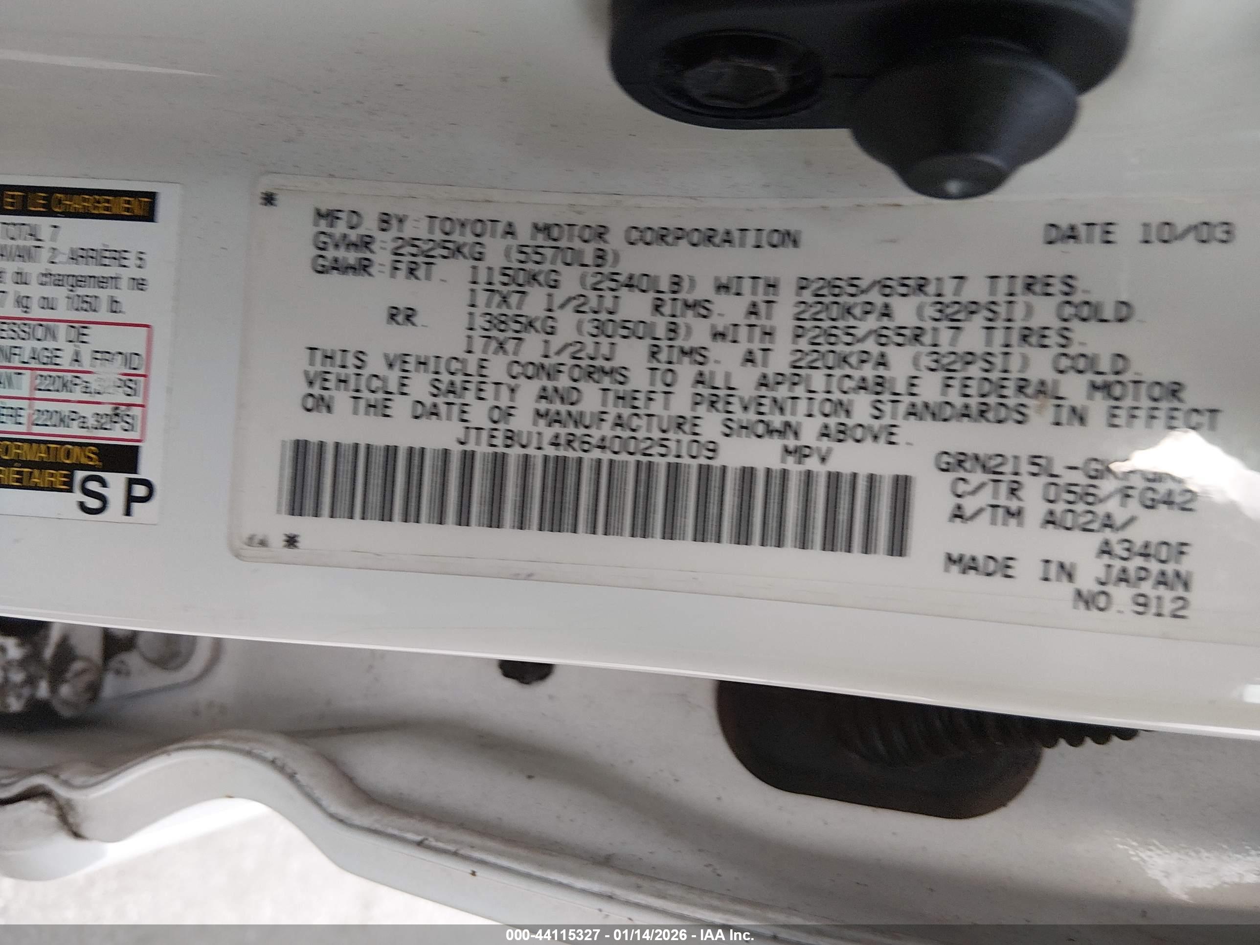 TOYOTA 4RUNNER image 9