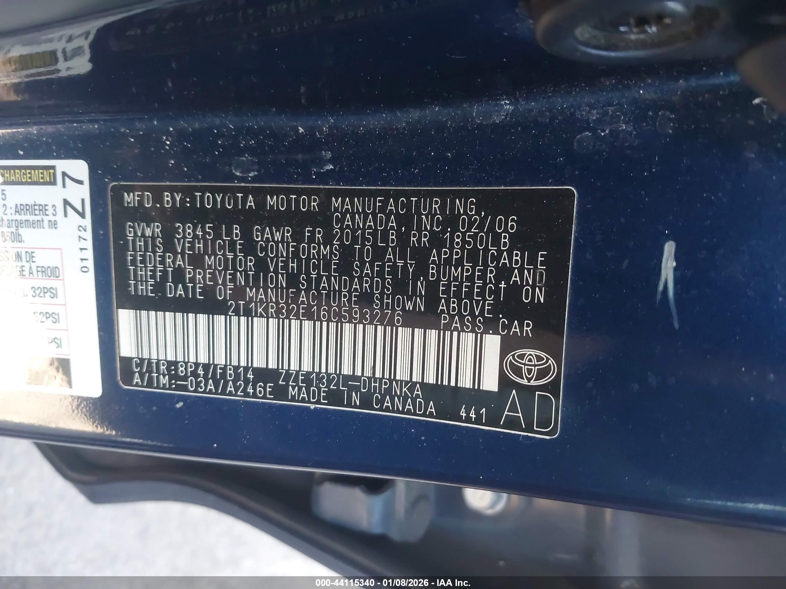 TOYOTA MATRIX image 9