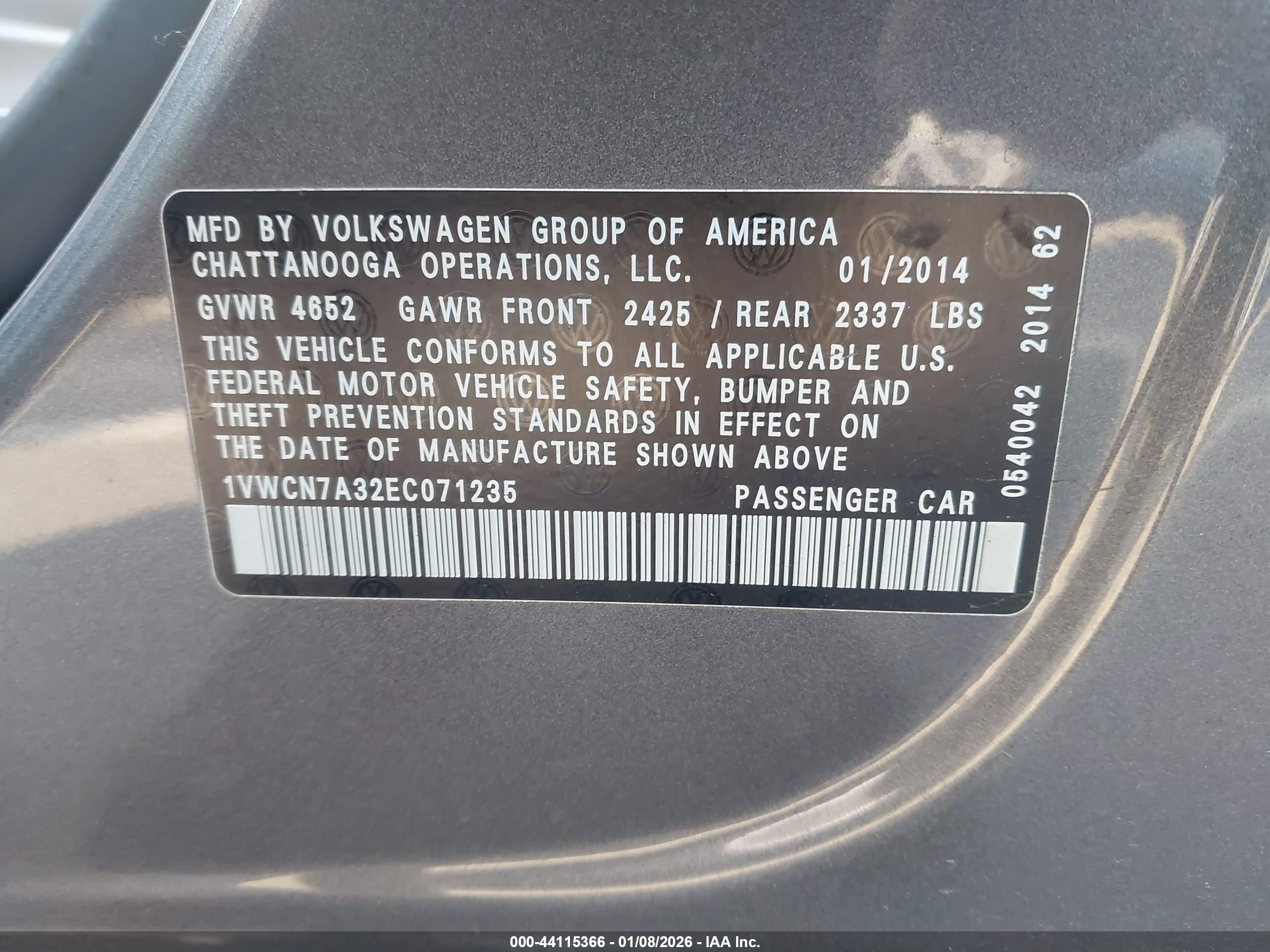 VOLKSWAGEN PASSAT image 9