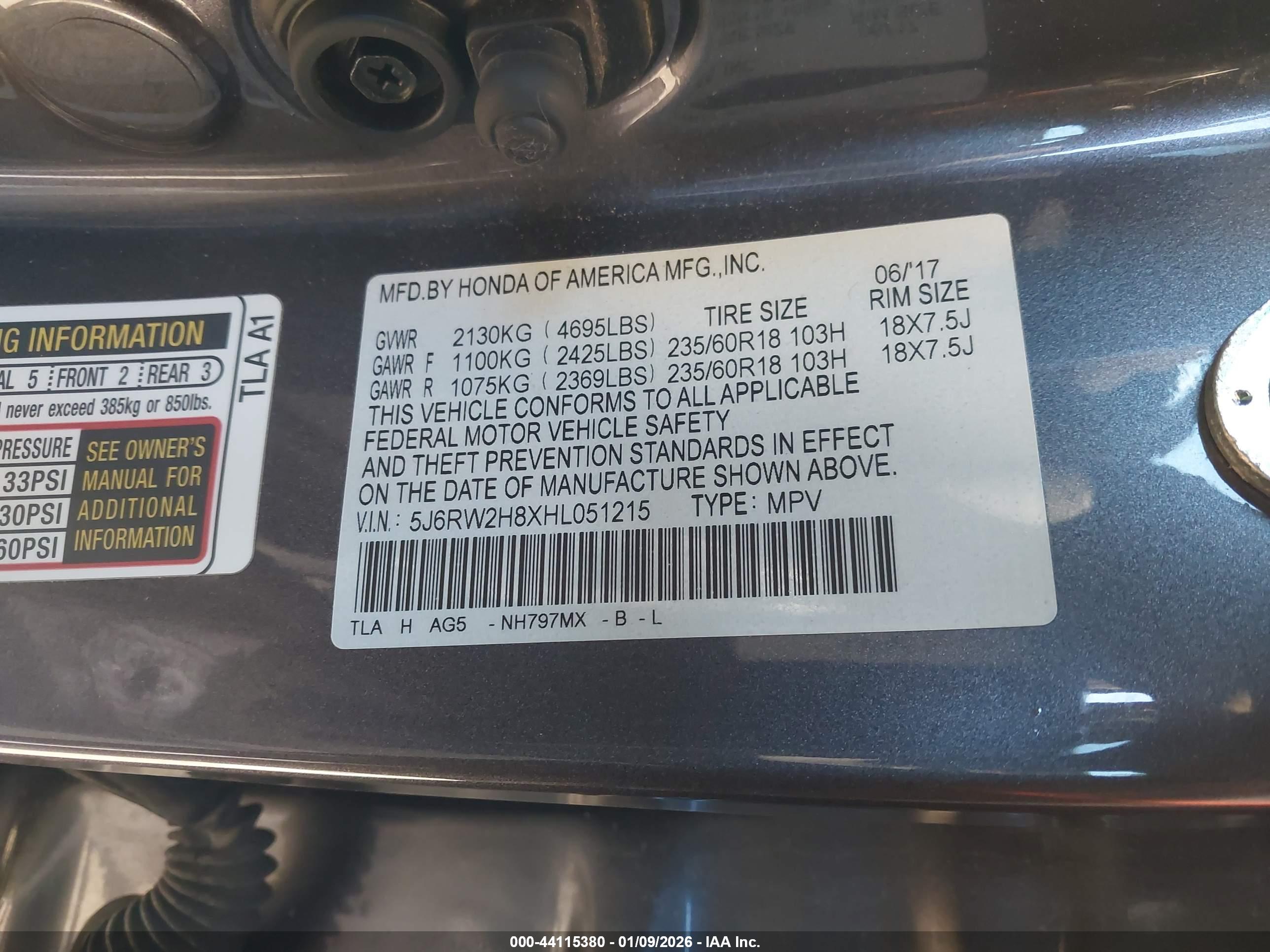 HONDA CR-V image 9