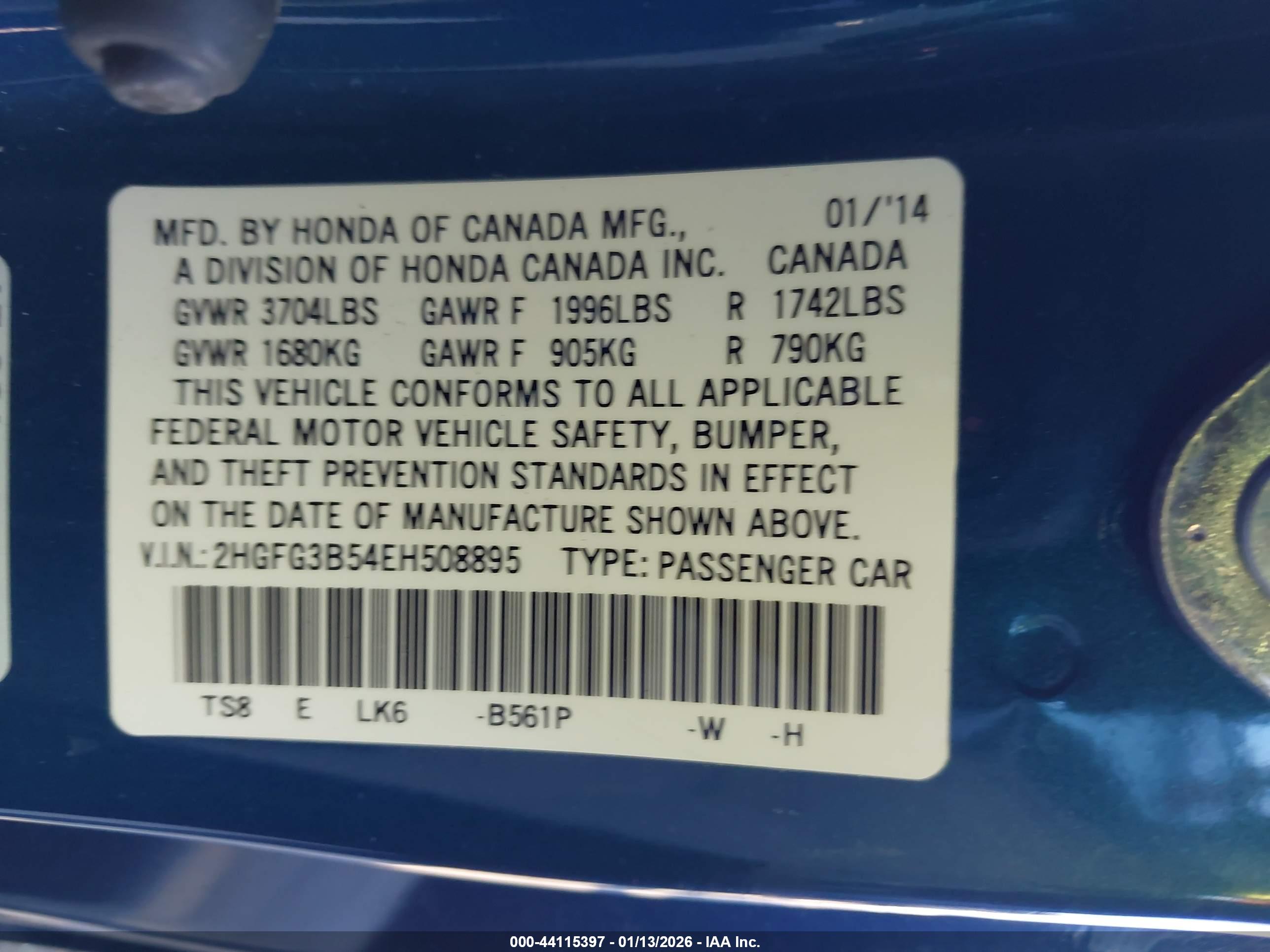 HONDA CIVIC image 9