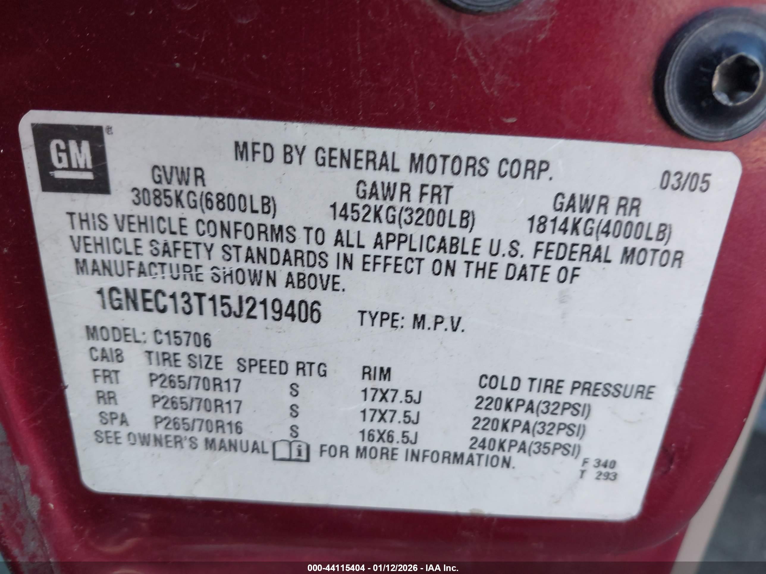 CHEVROLET TAHOE image 9