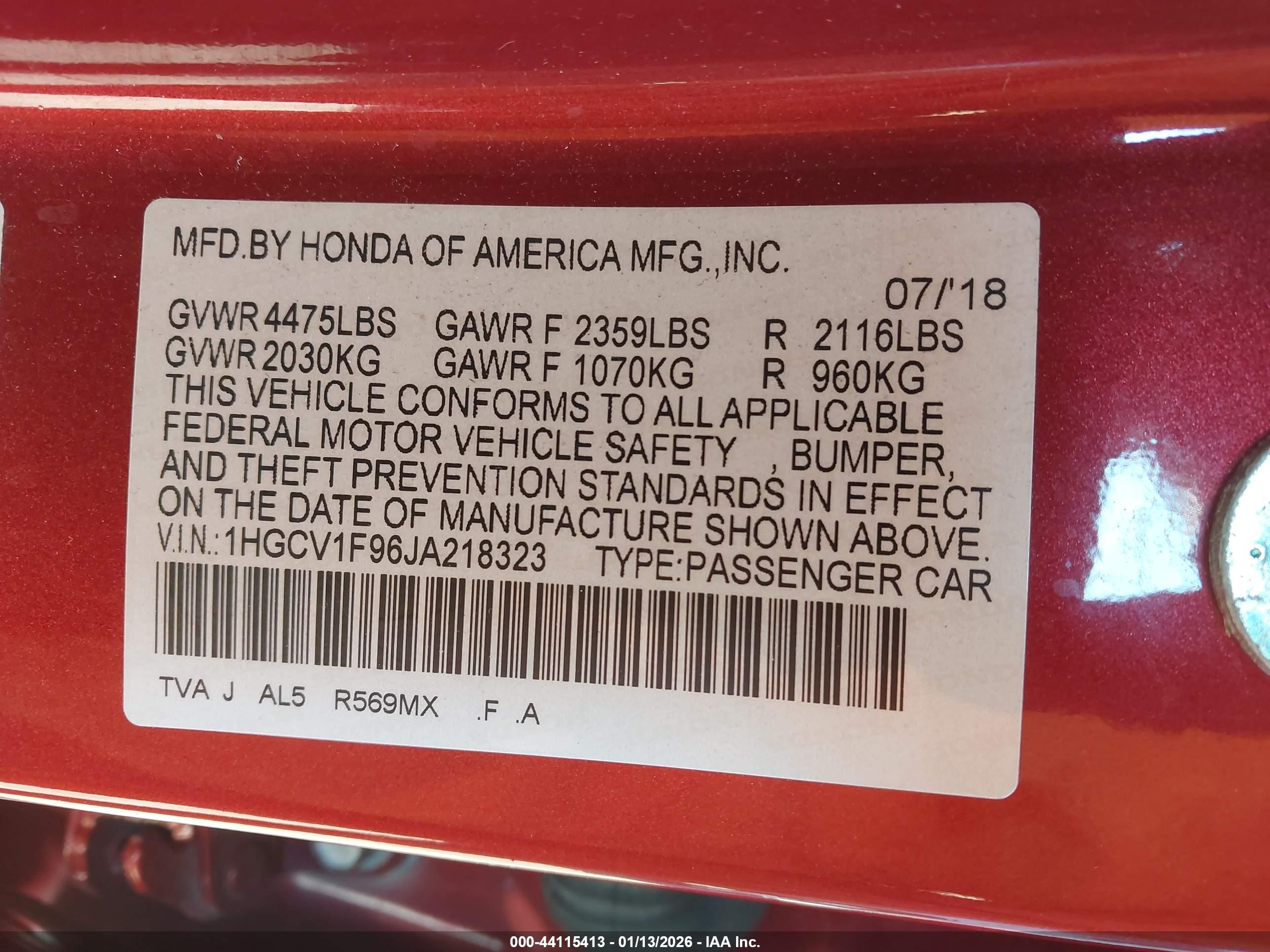 HONDA ACCORD image 9