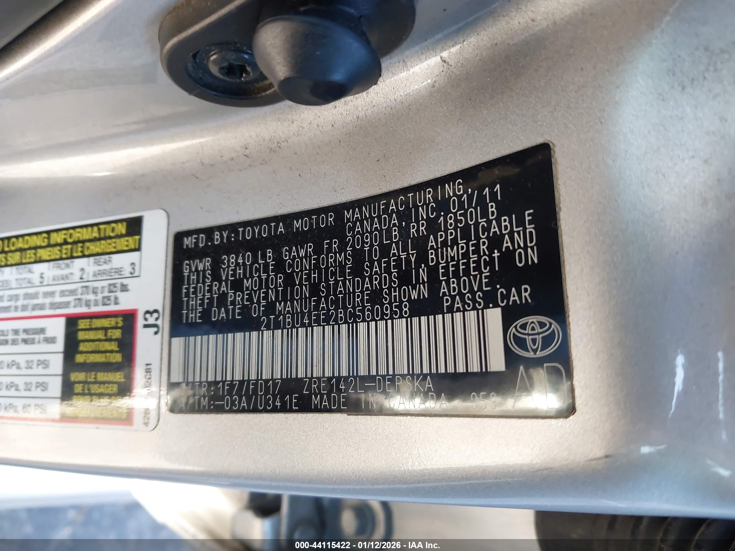 TOYOTA COROLLA image 9