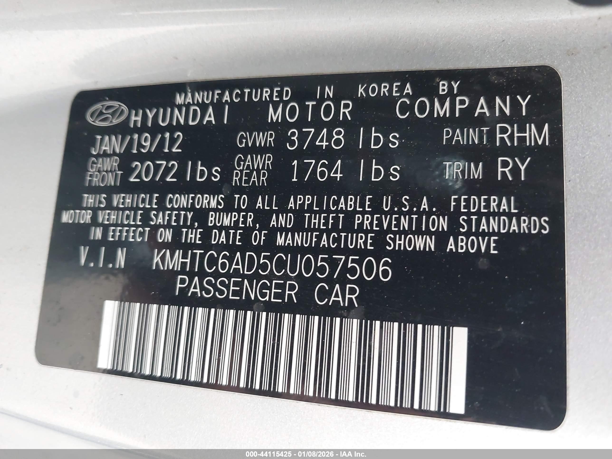 HYUNDAI VELOSTER image 9
