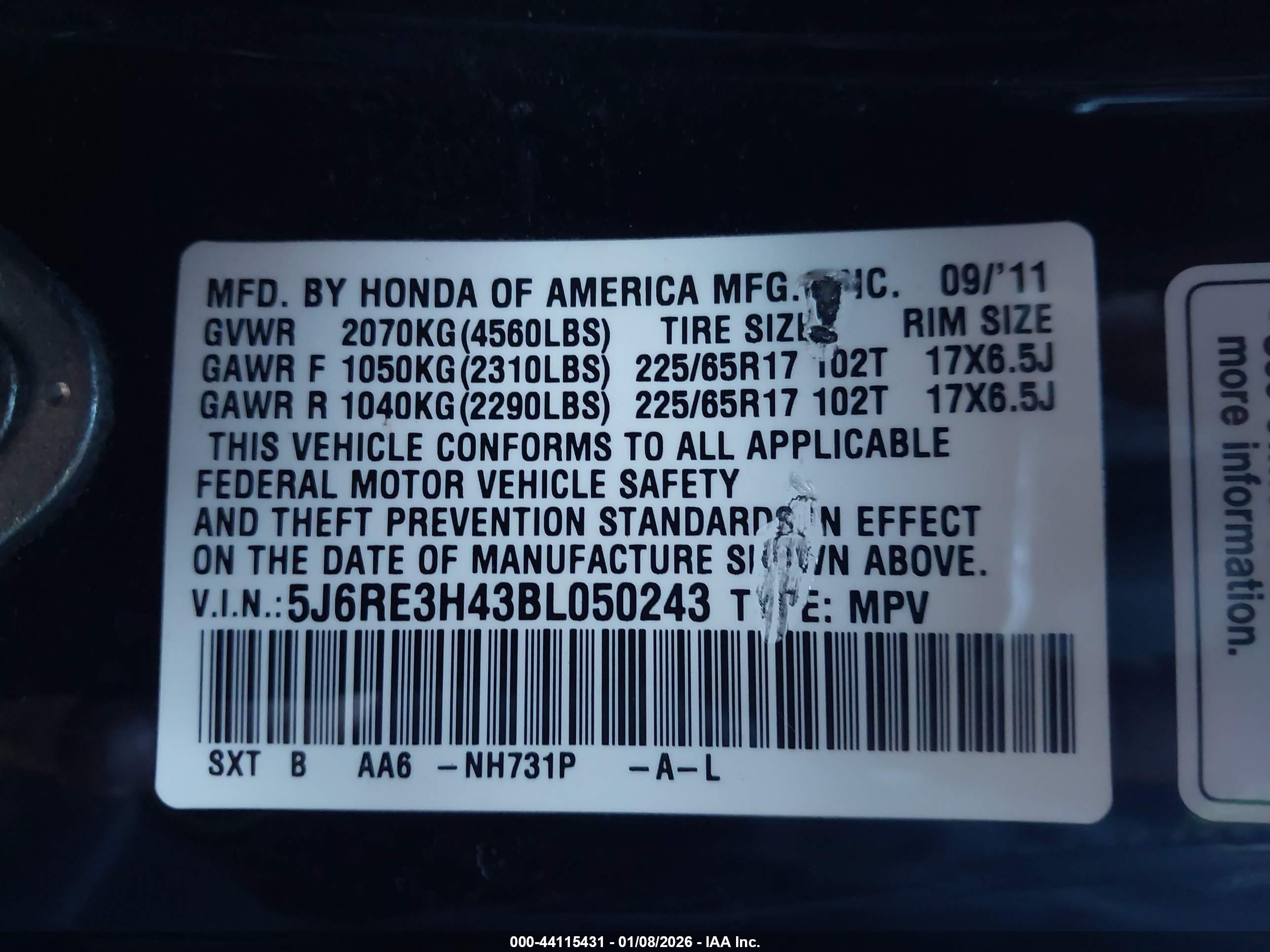 HONDA CR-V image 9