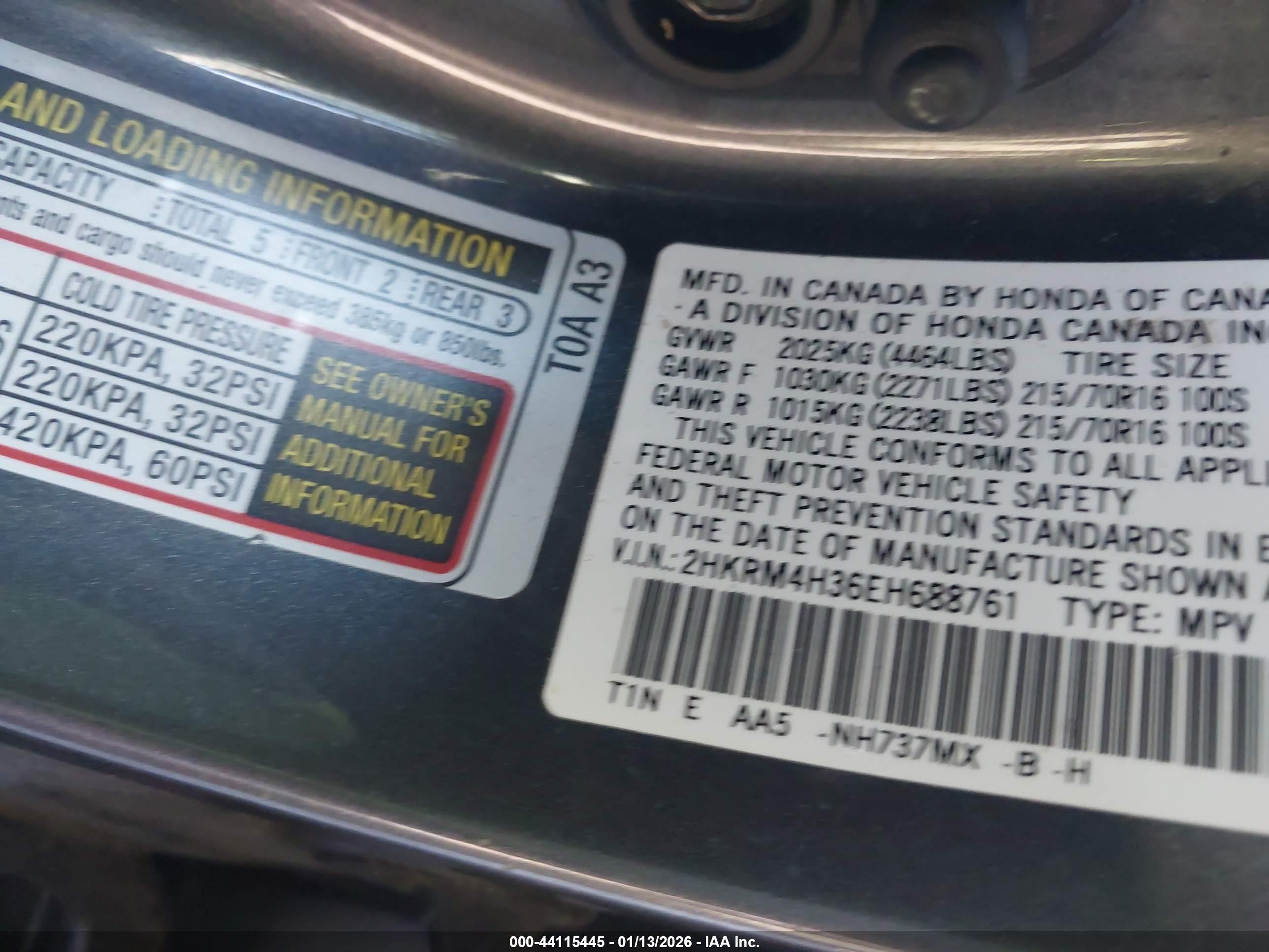 HONDA CR-V image 9