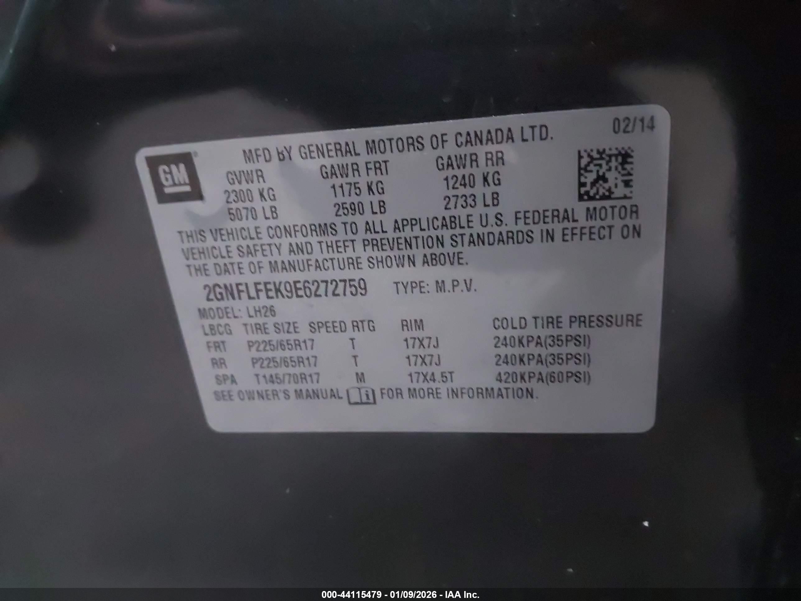CHEVROLET EQUINOX image 9