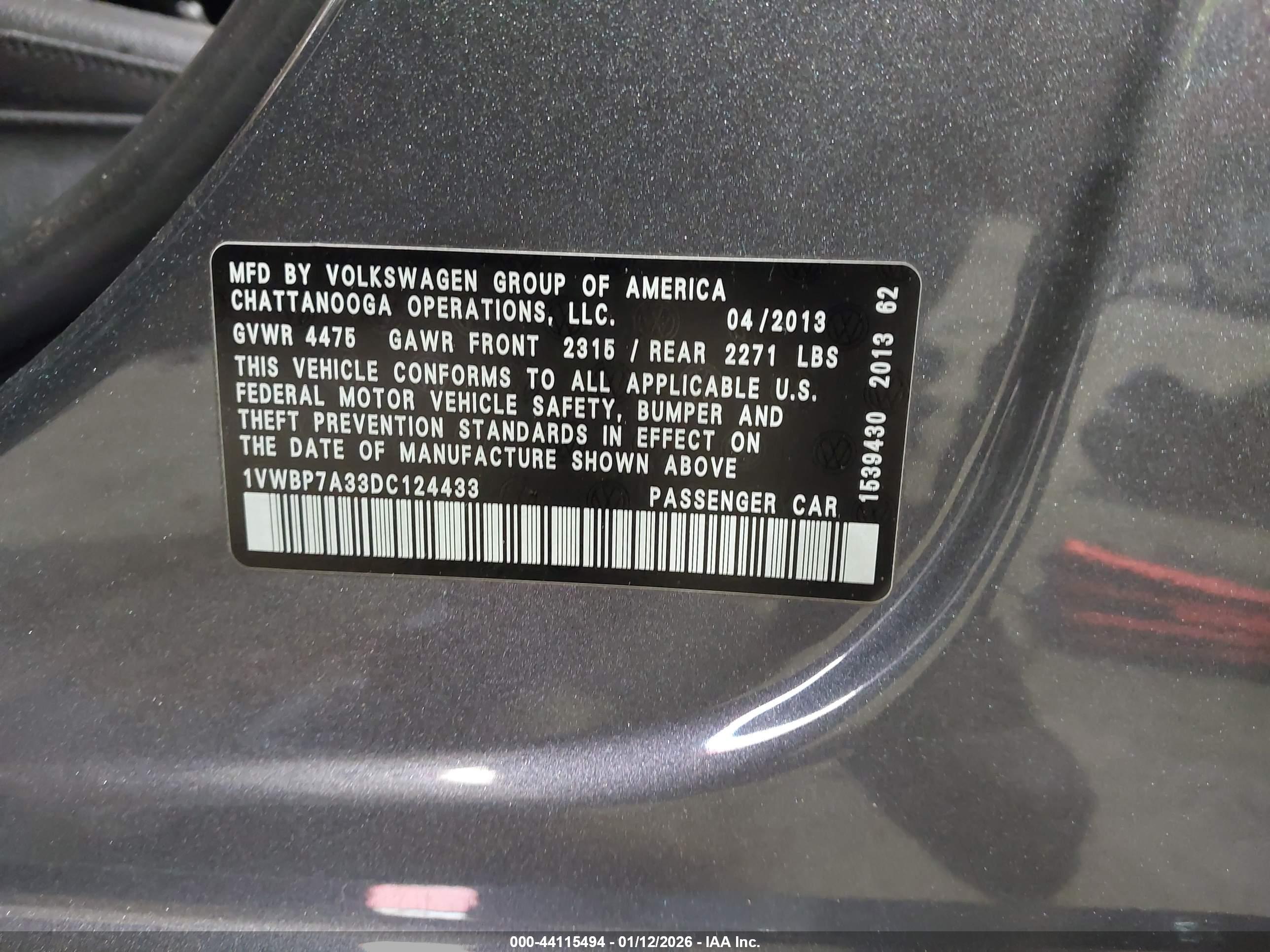 VOLKSWAGEN PASSAT image 9