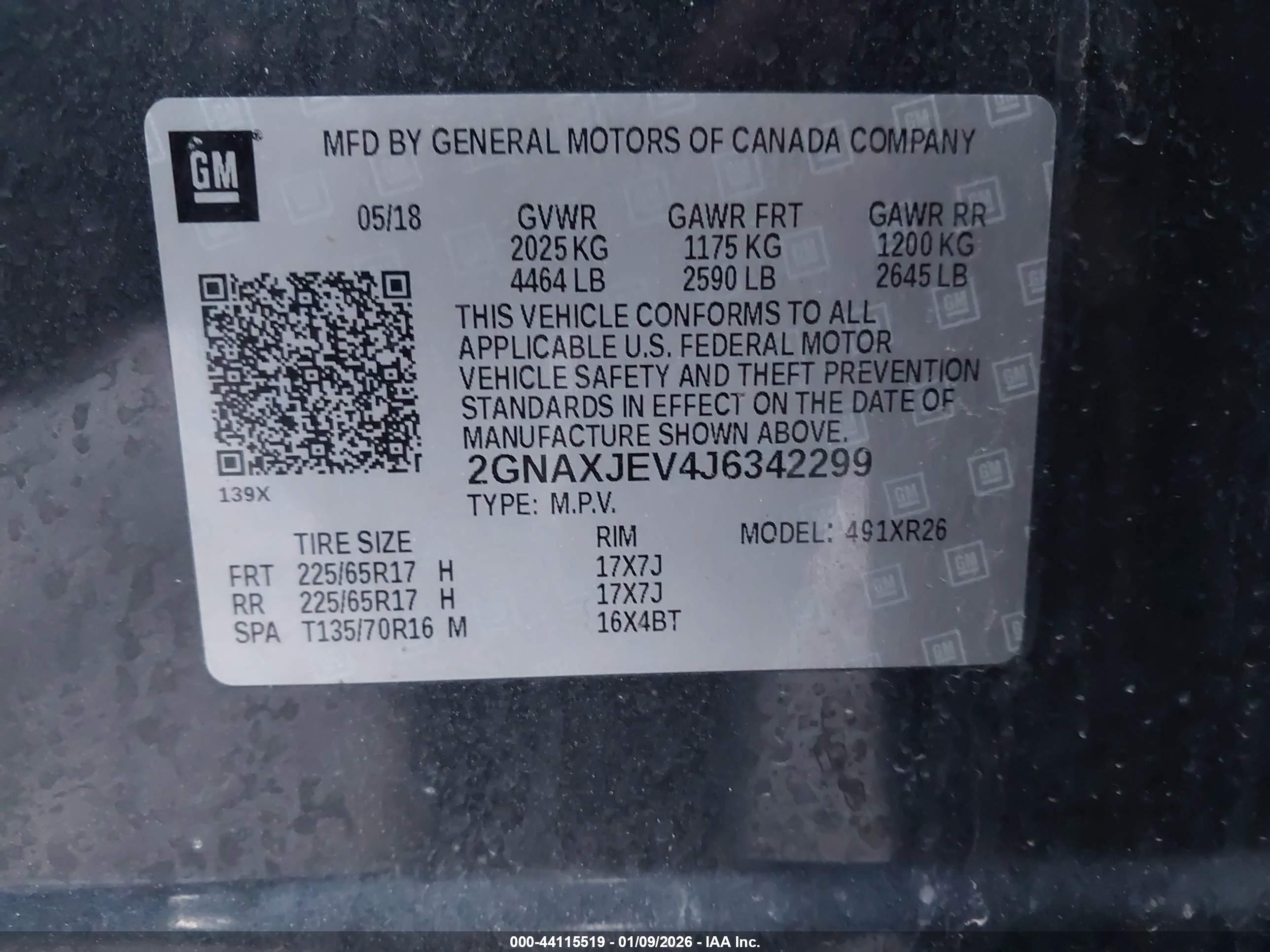 CHEVROLET EQUINOX image 9