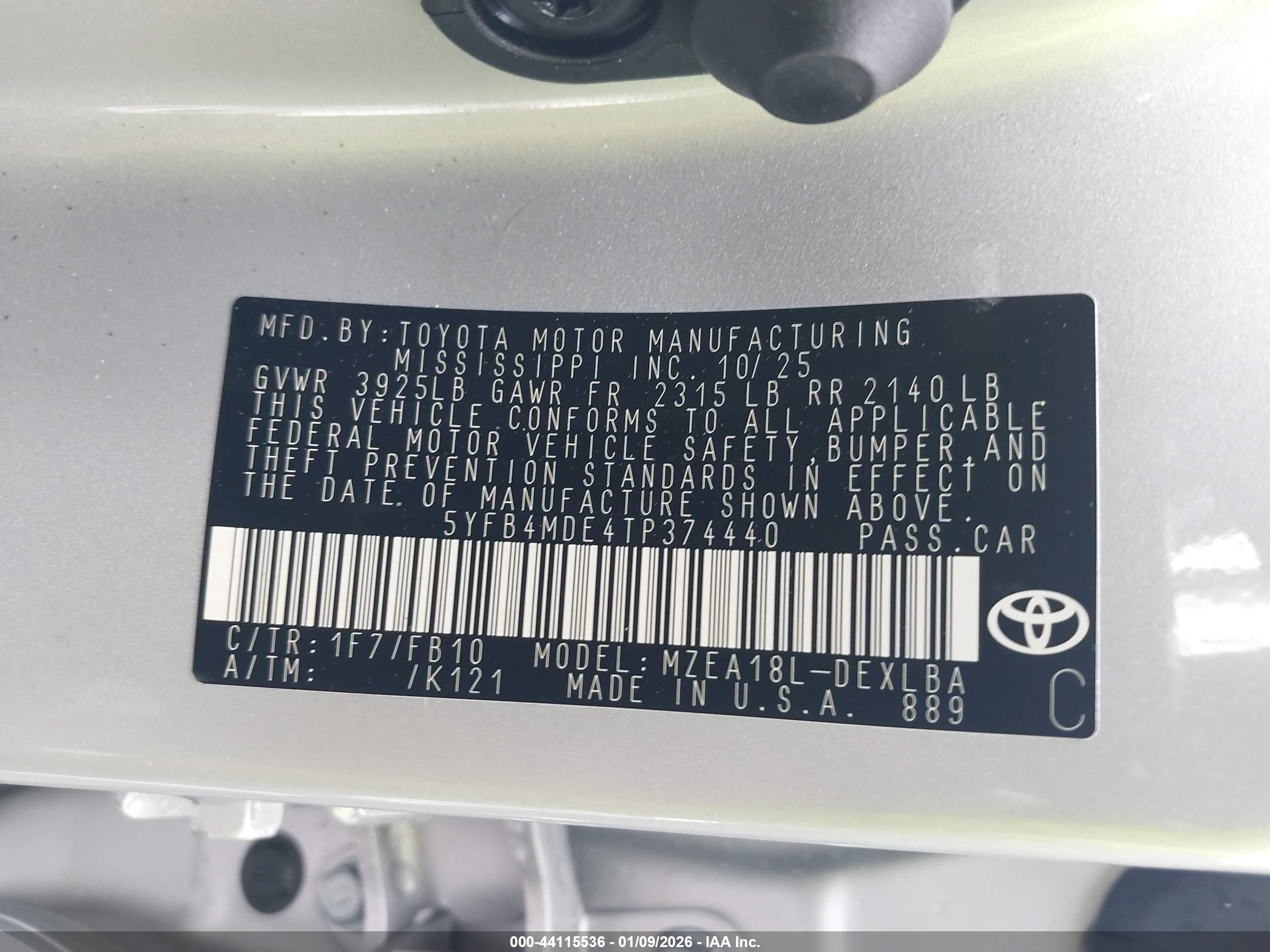 TOYOTA COROLLA image 9