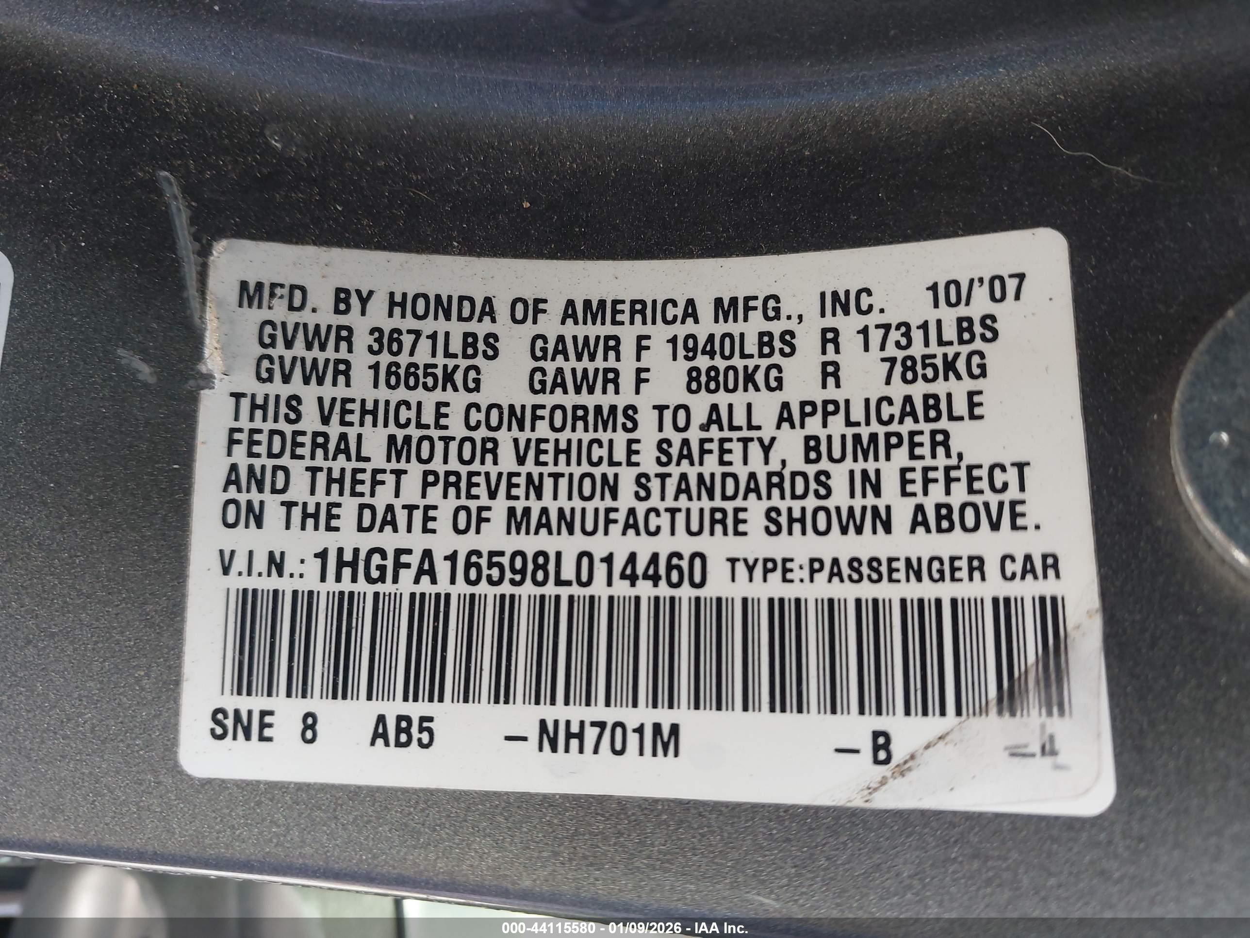 HONDA CIVIC image 9