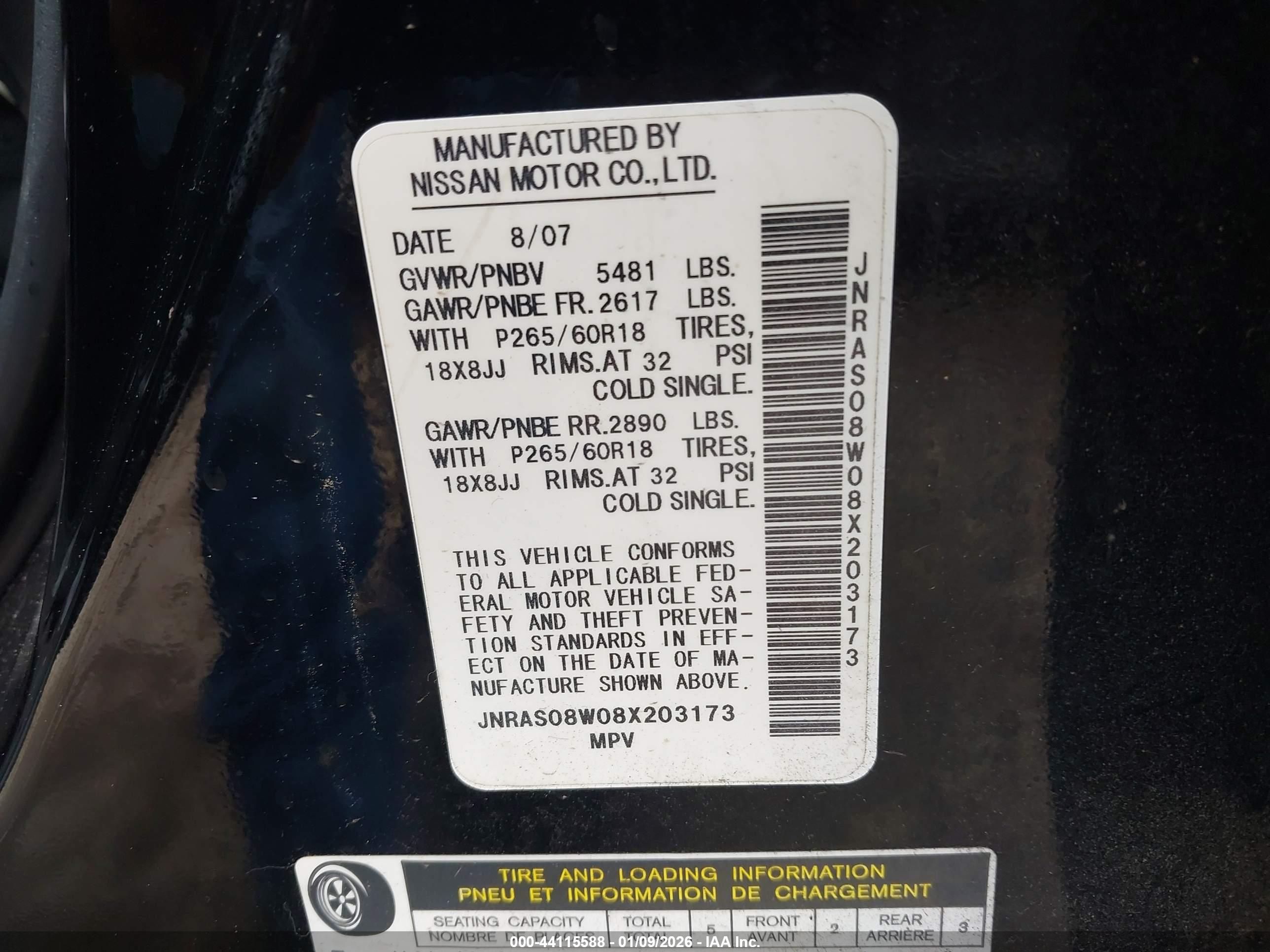 INFINITI FX35 image 9