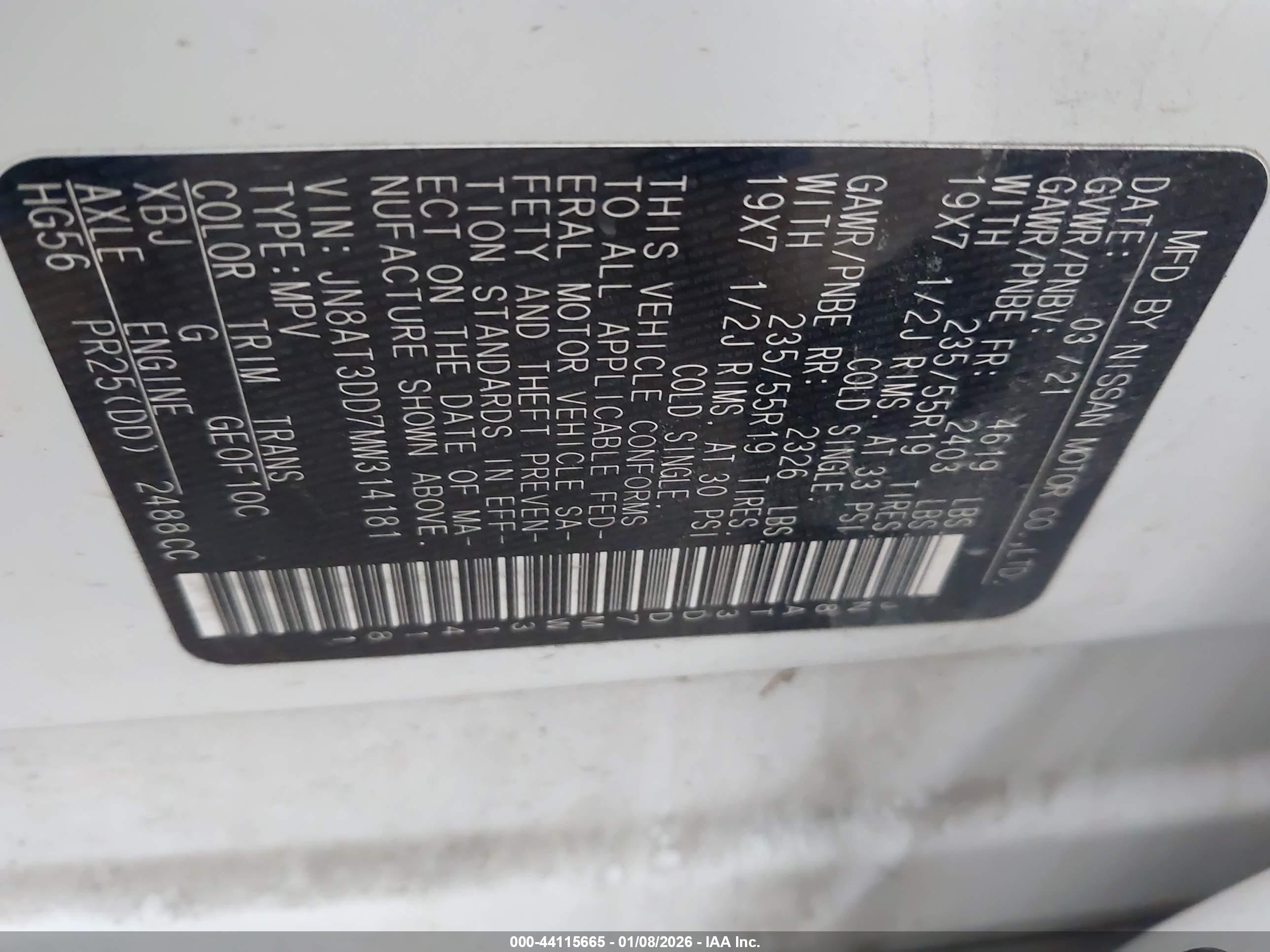NISSAN ROGUE image 9