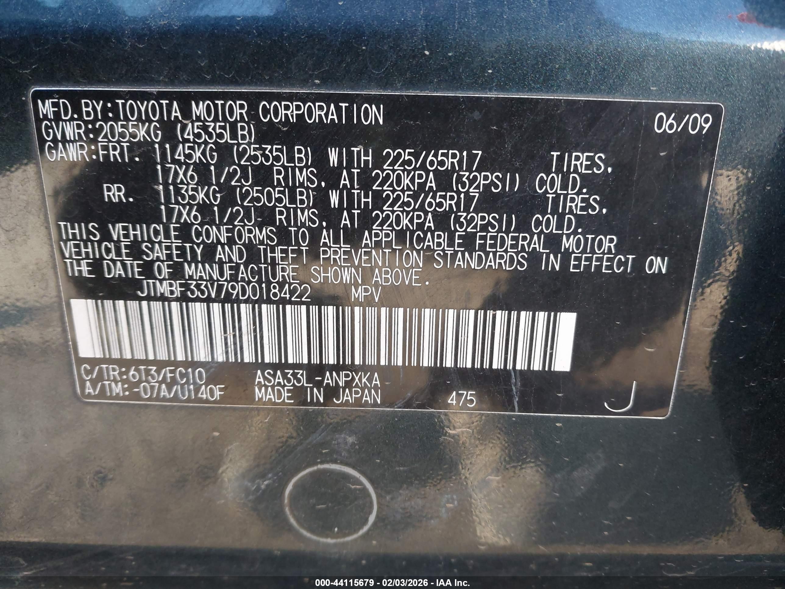 TOYOTA RAV4 image 9