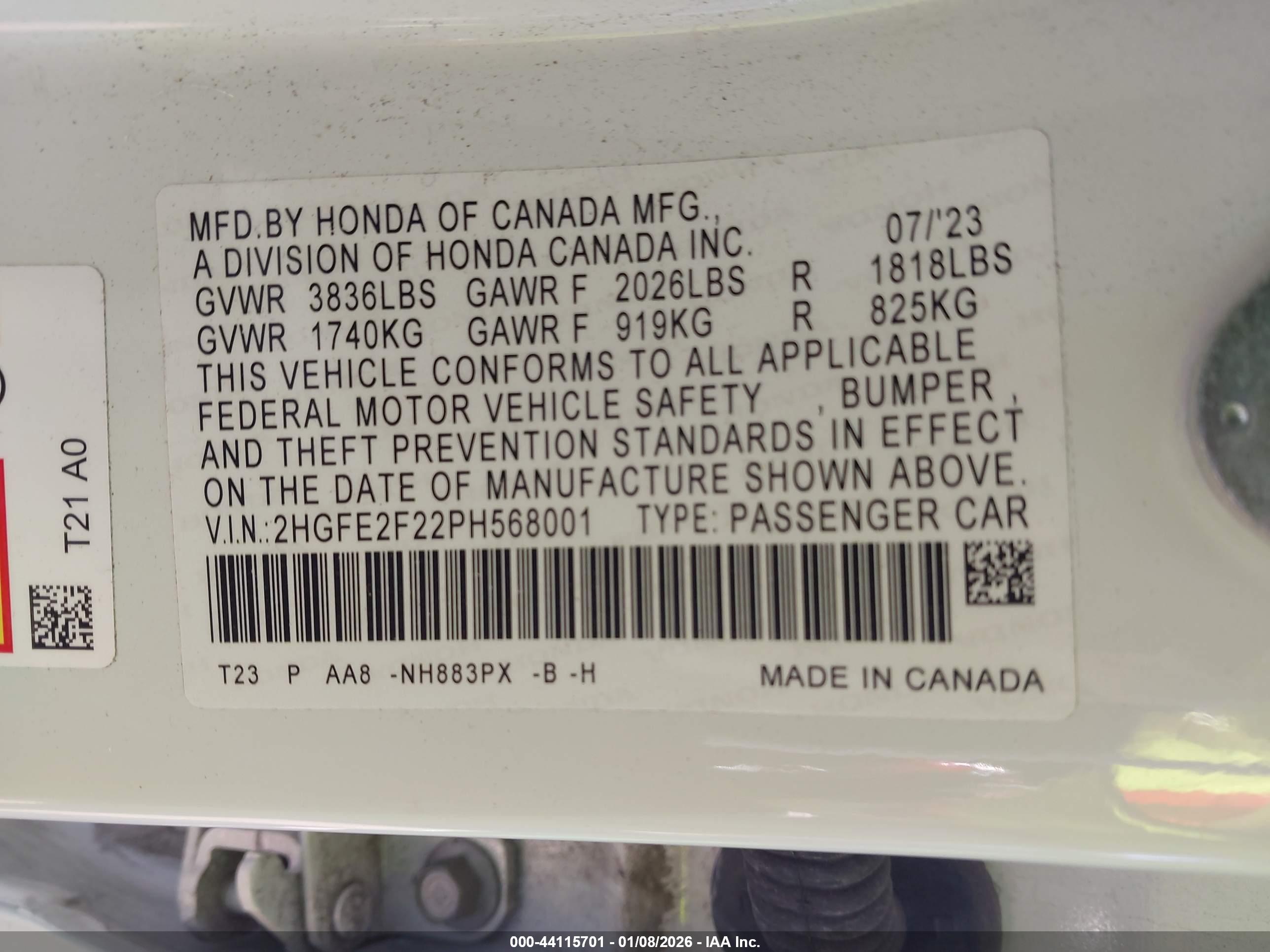 HONDA CIVIC image 9