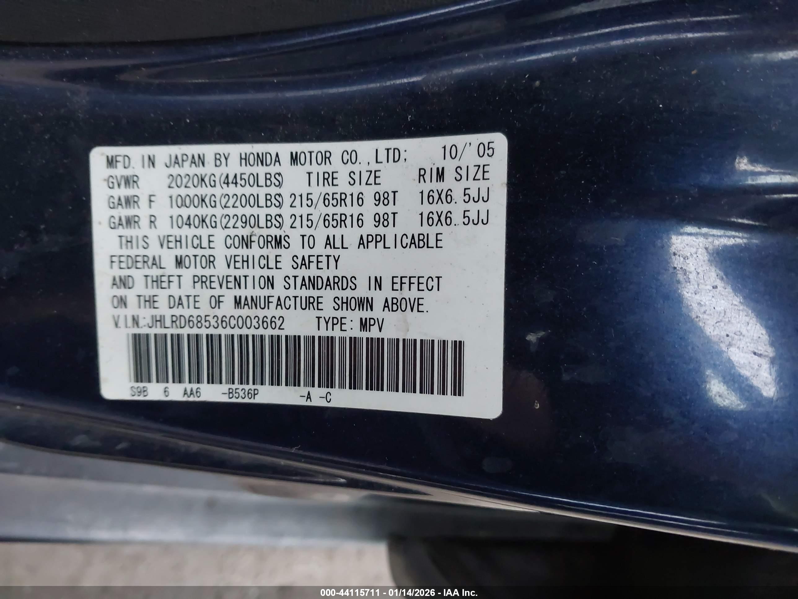HONDA CR-V image 9
