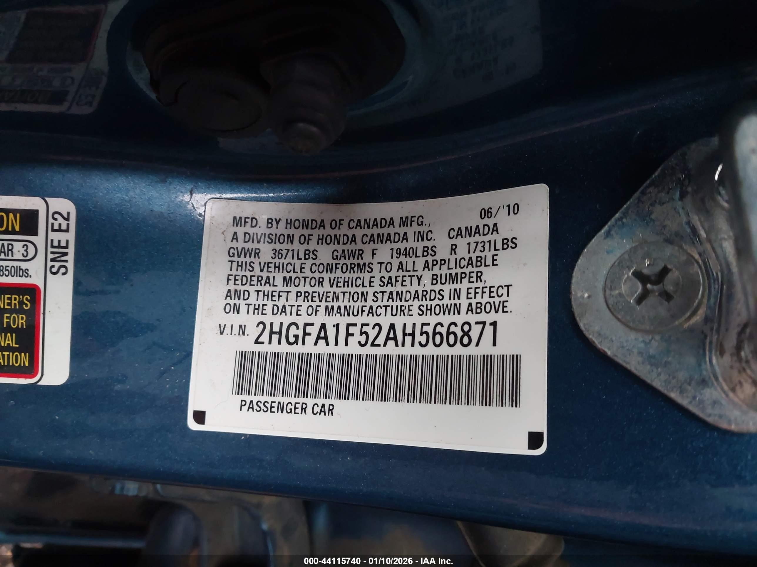 HONDA CIVIC image 9