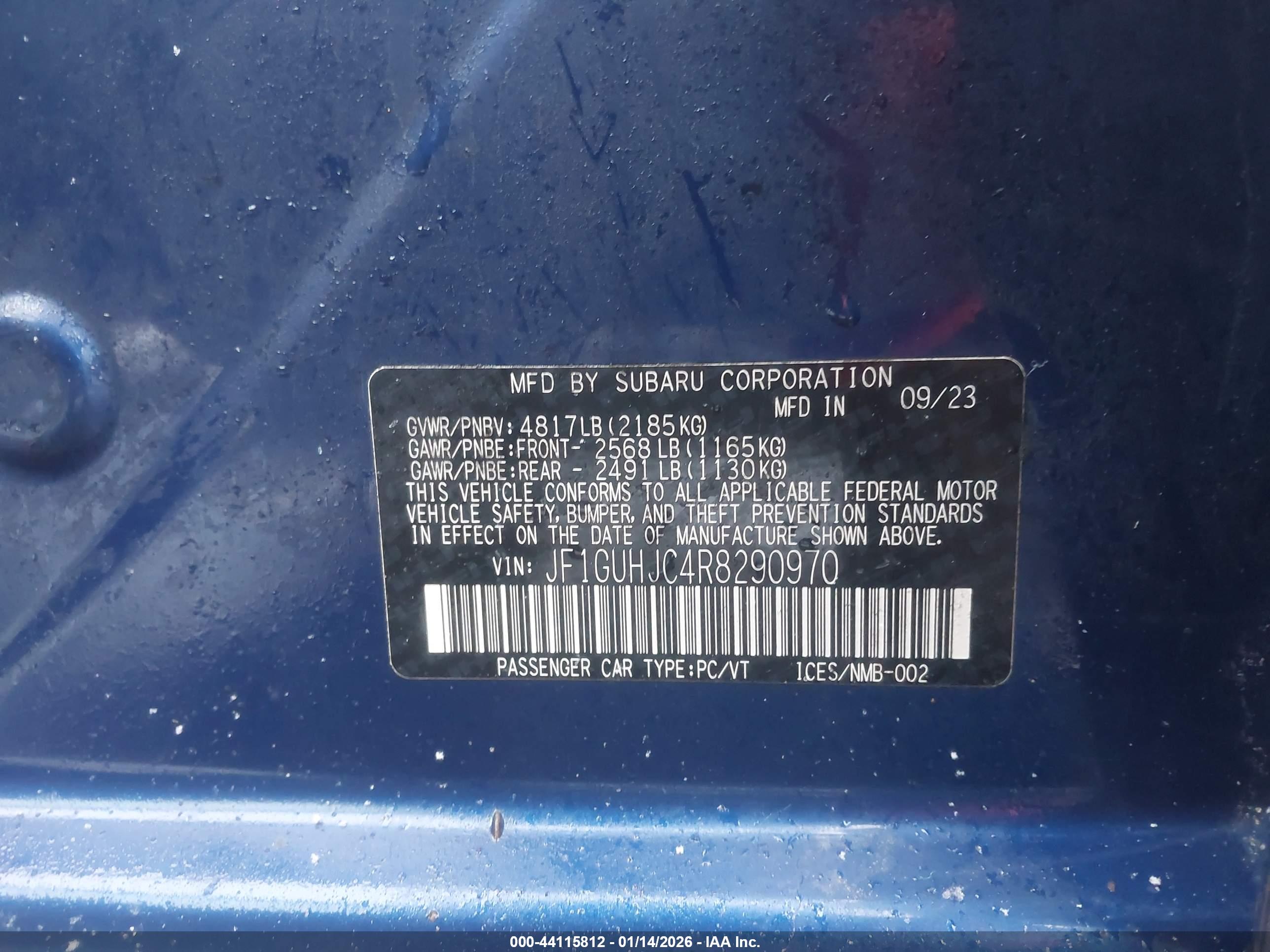 SUBARU IMPREZA image 9
