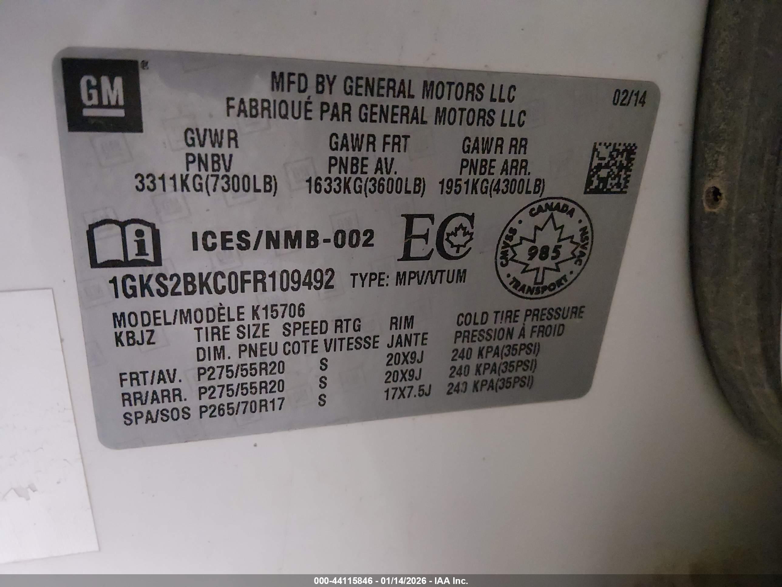 GMC YUKON image 9
