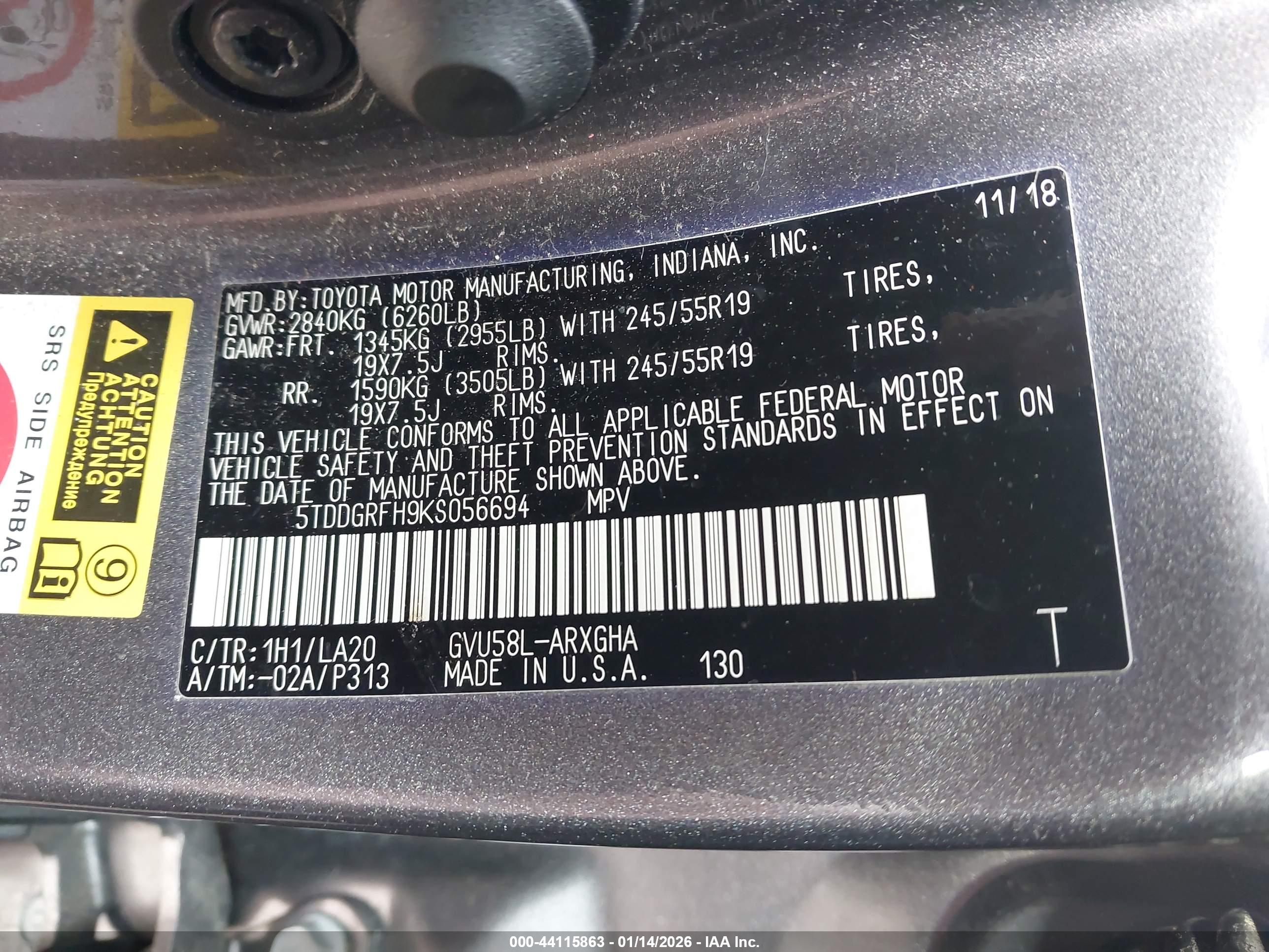 TOYOTA HIGHLANDER image 9
