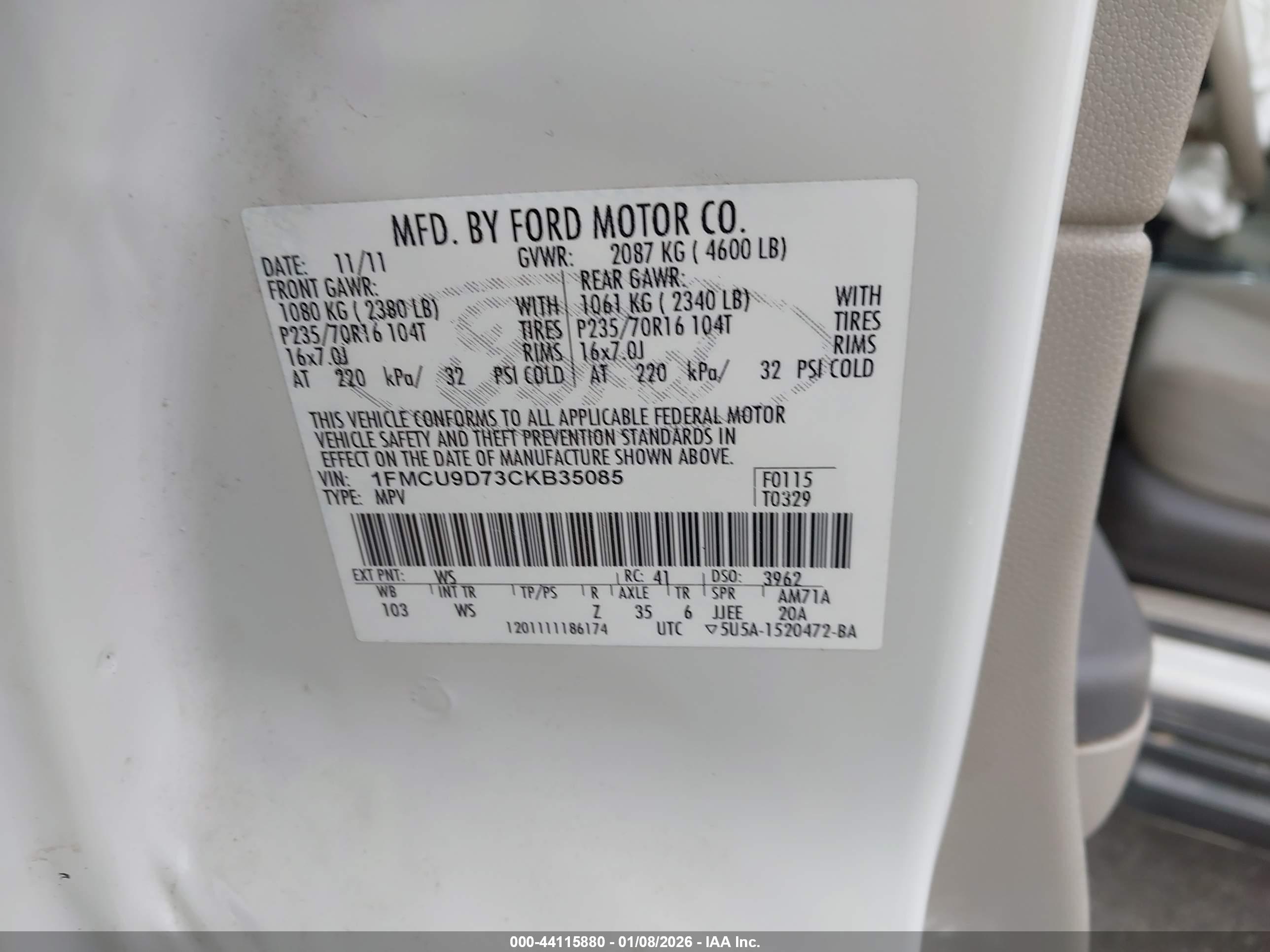 FORD ESCAPE image 9