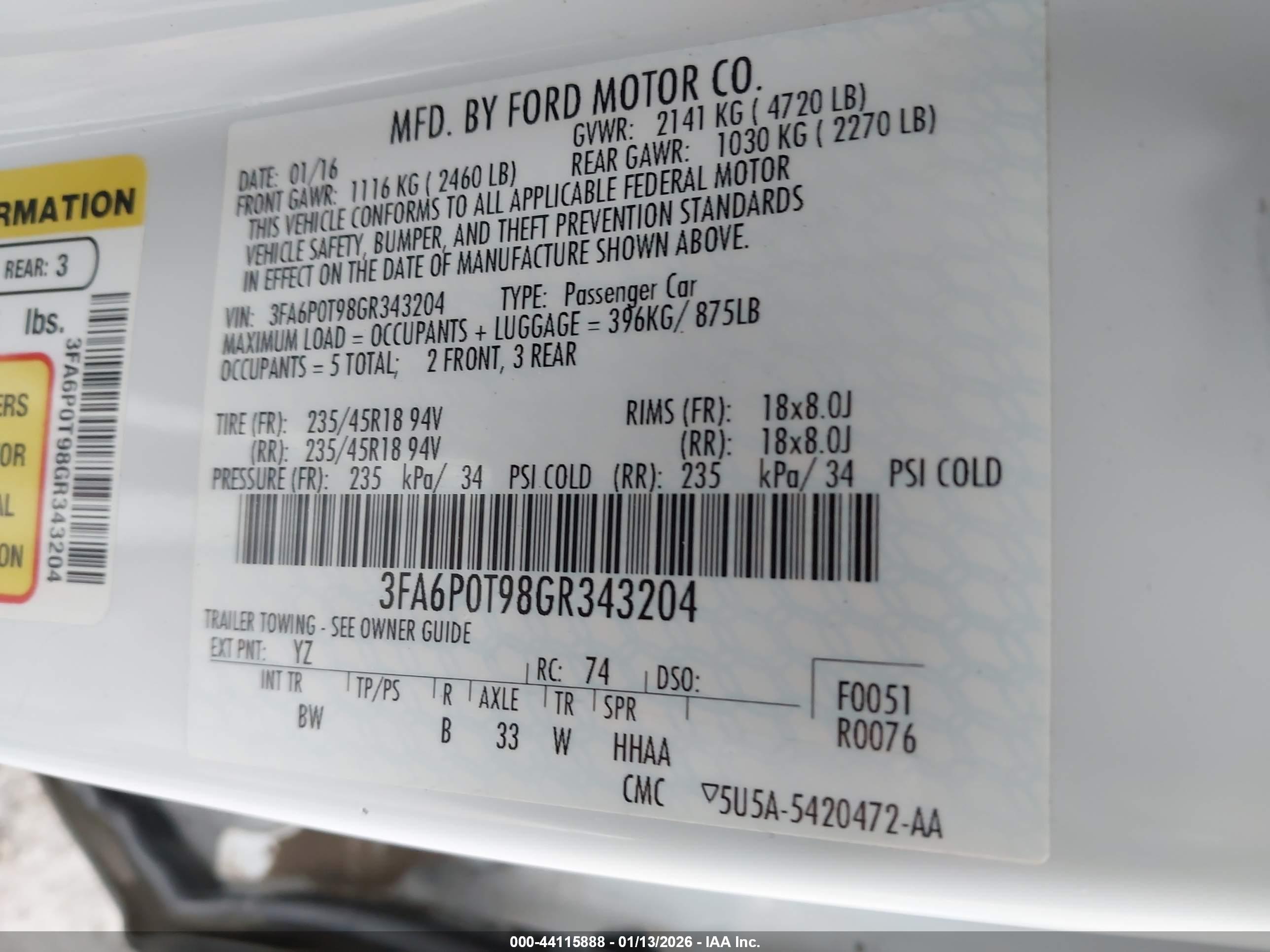 FORD FUSION image 9