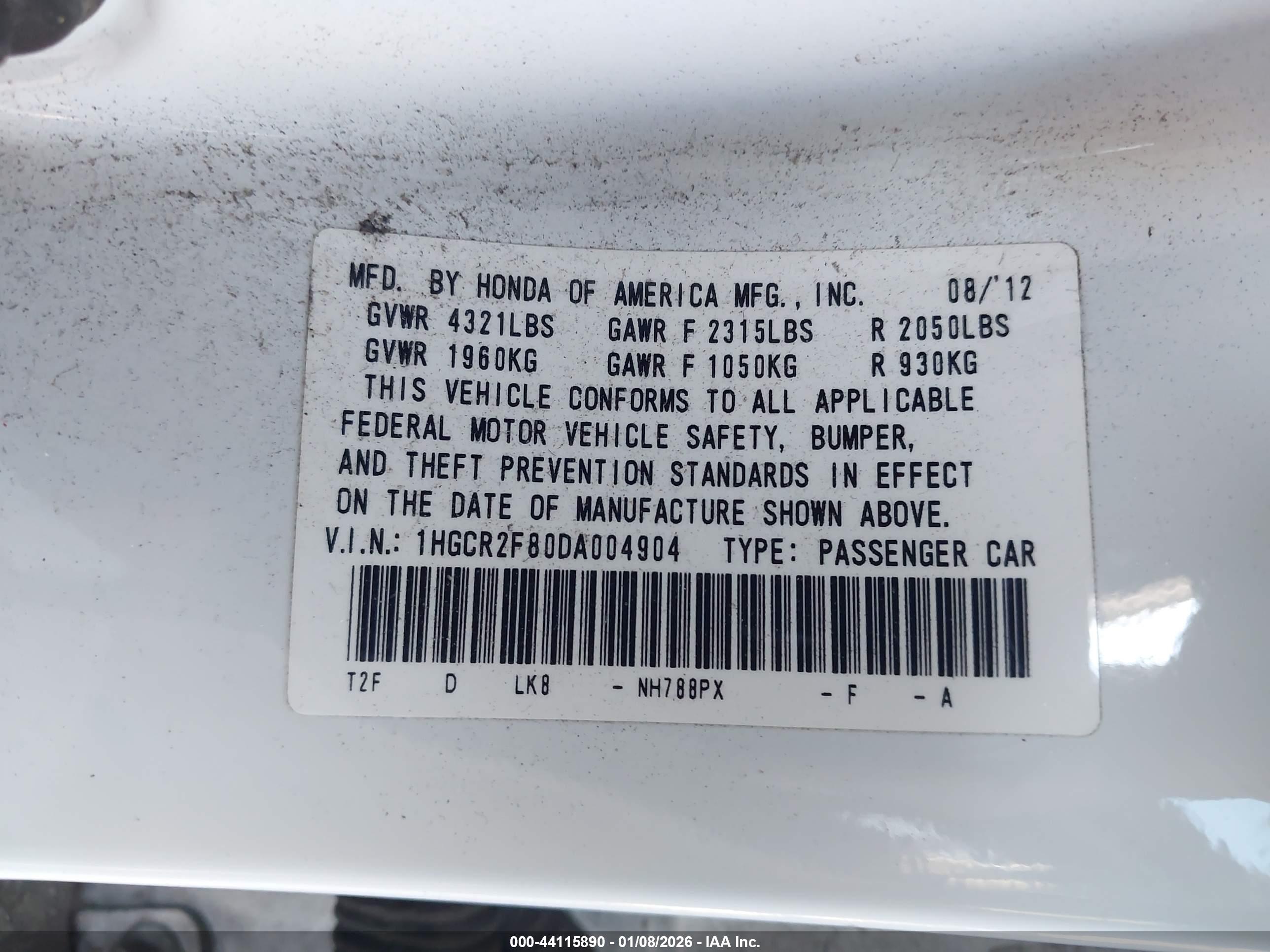 HONDA ACCORD image 9