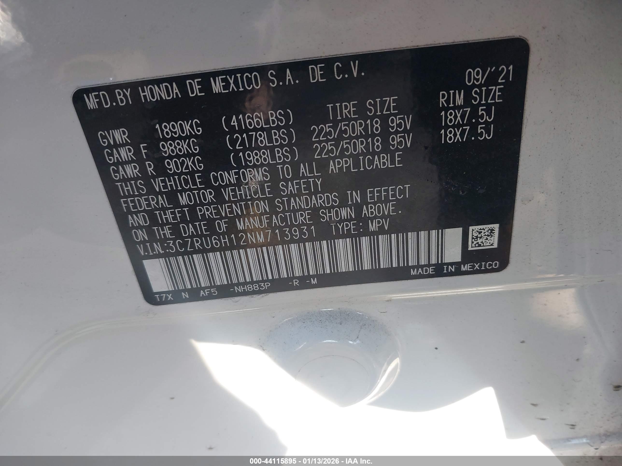 HONDA HR-V image 9