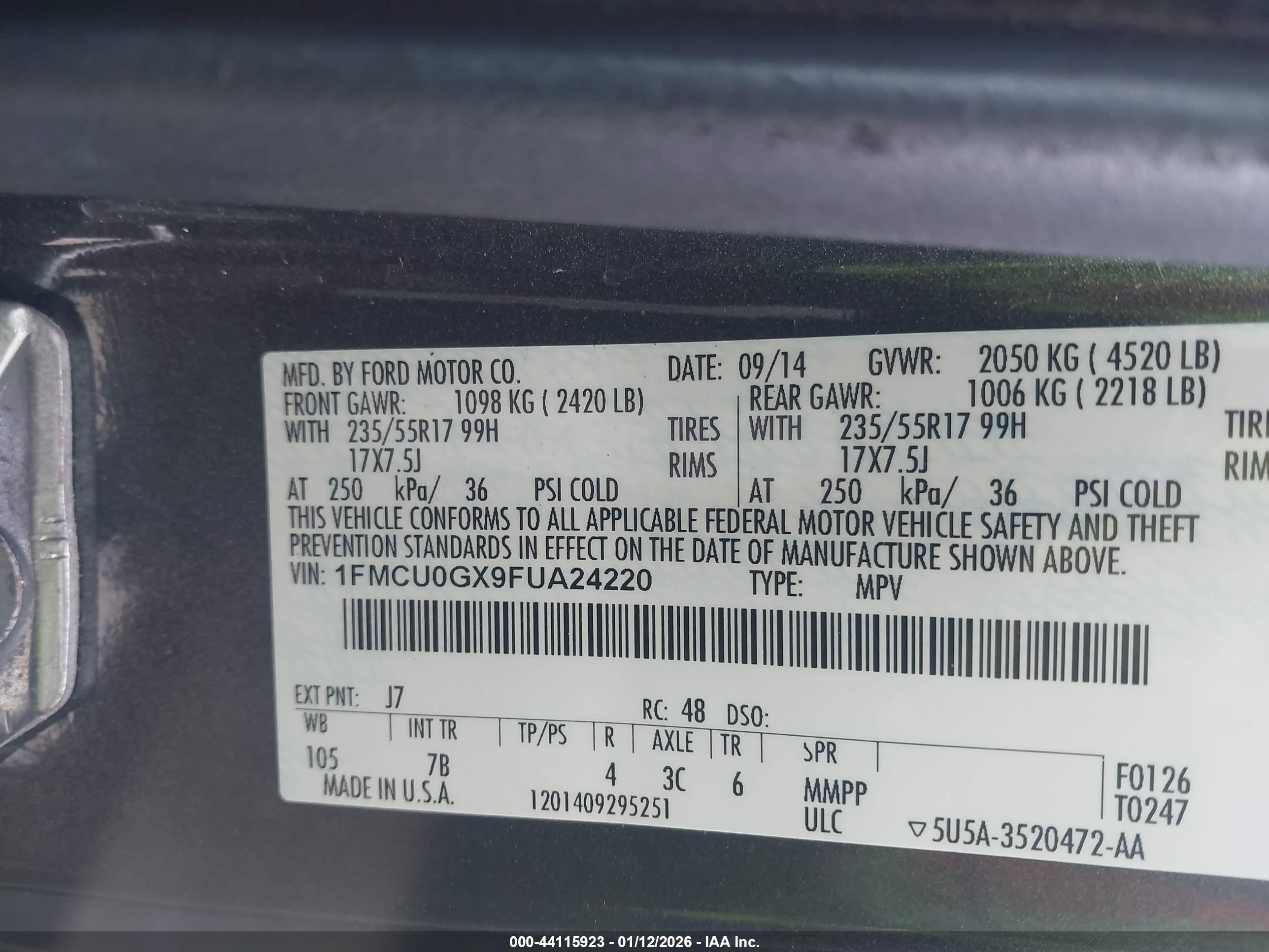 FORD ESCAPE image 9
