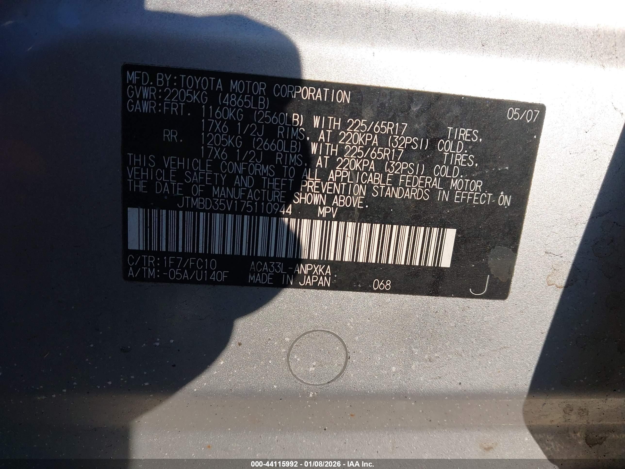 TOYOTA RAV4 image 9