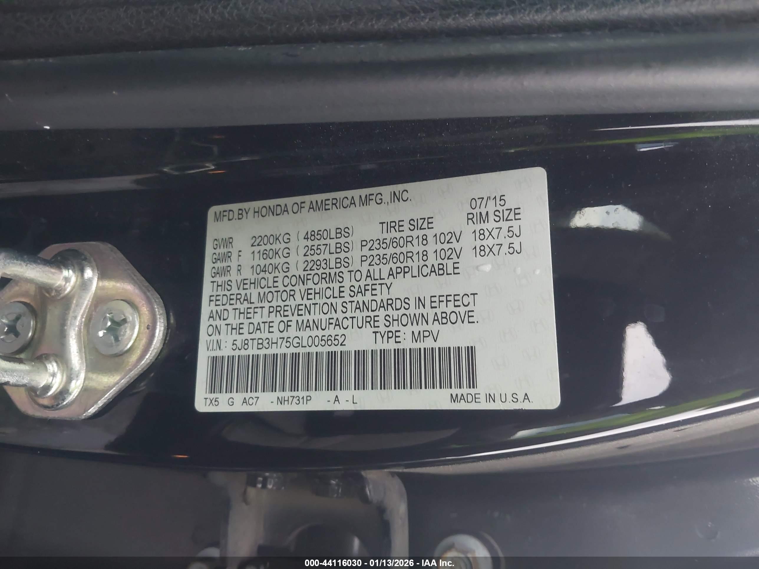ACURA RDX image 9