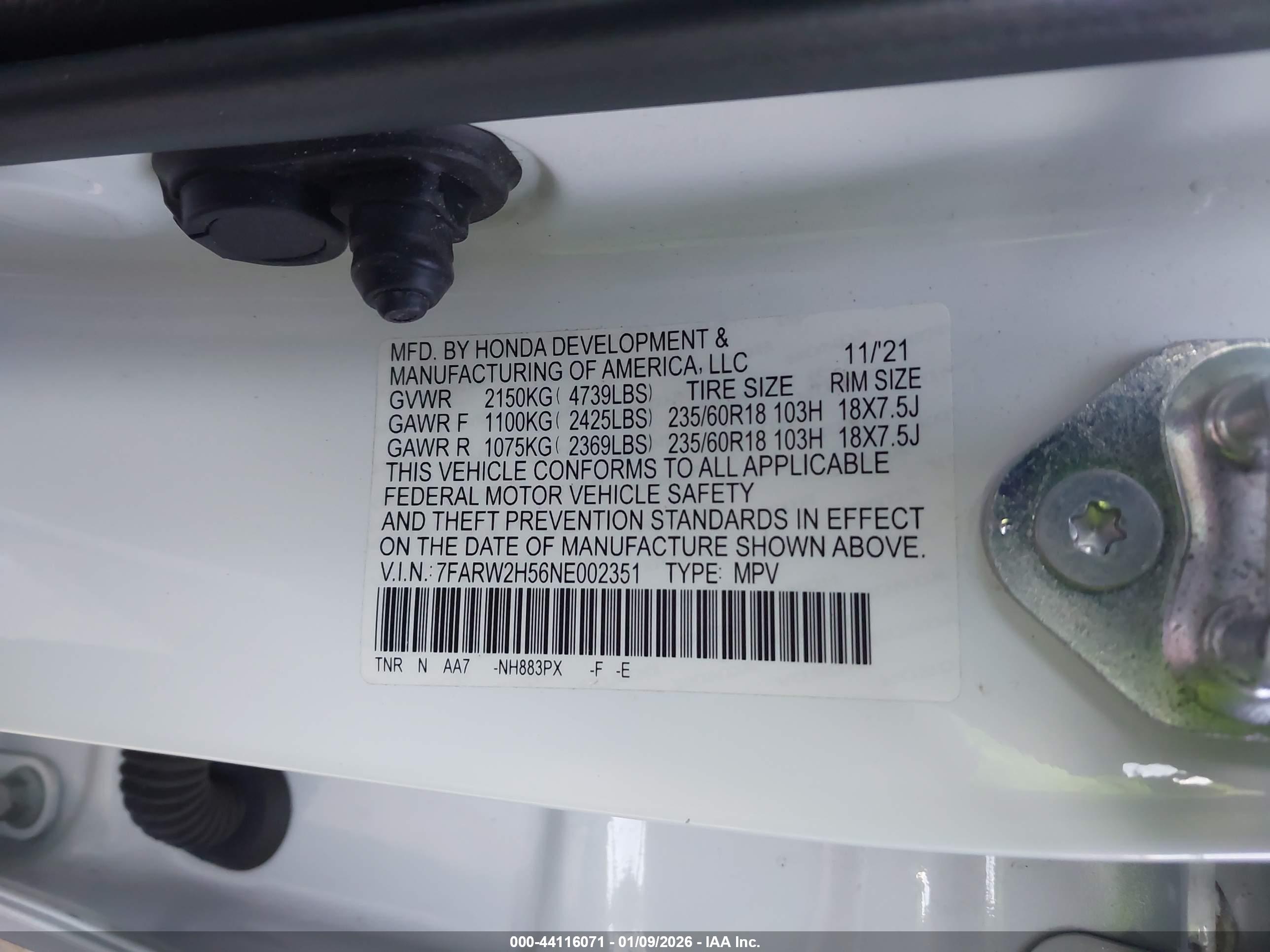 HONDA CR-V image 9