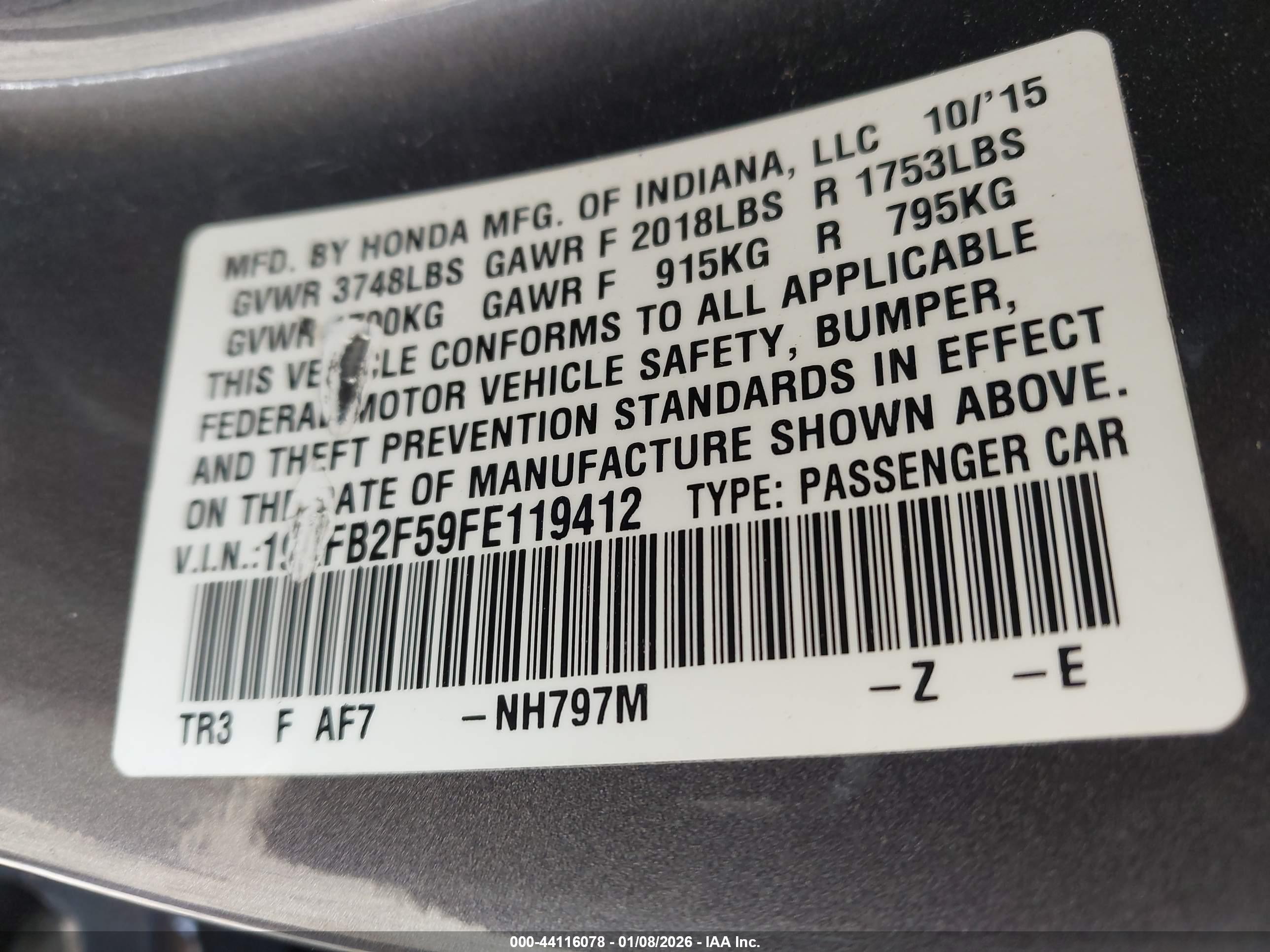 HONDA CIVIC image 9