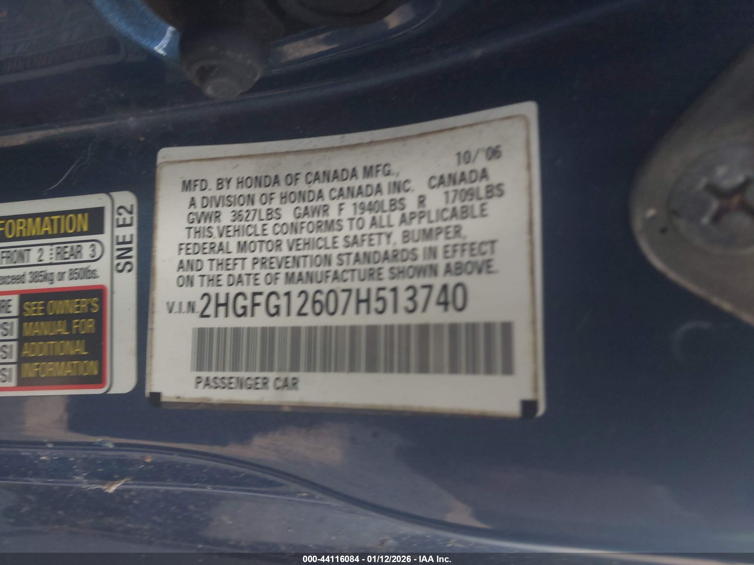 HONDA CIVIC image 9